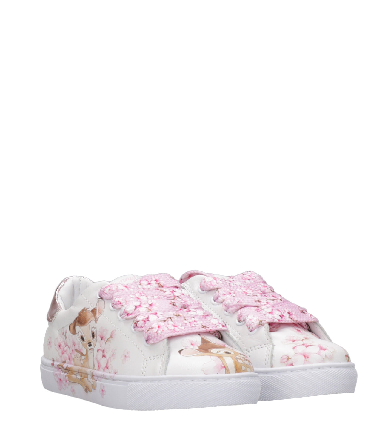 Monnalisa | White and Pink Sneakers