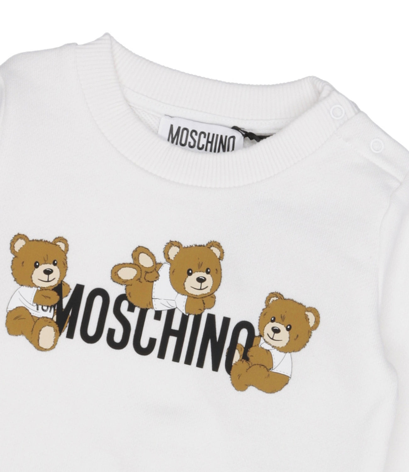 Moschino Baby | Felpa Bianco Ottico