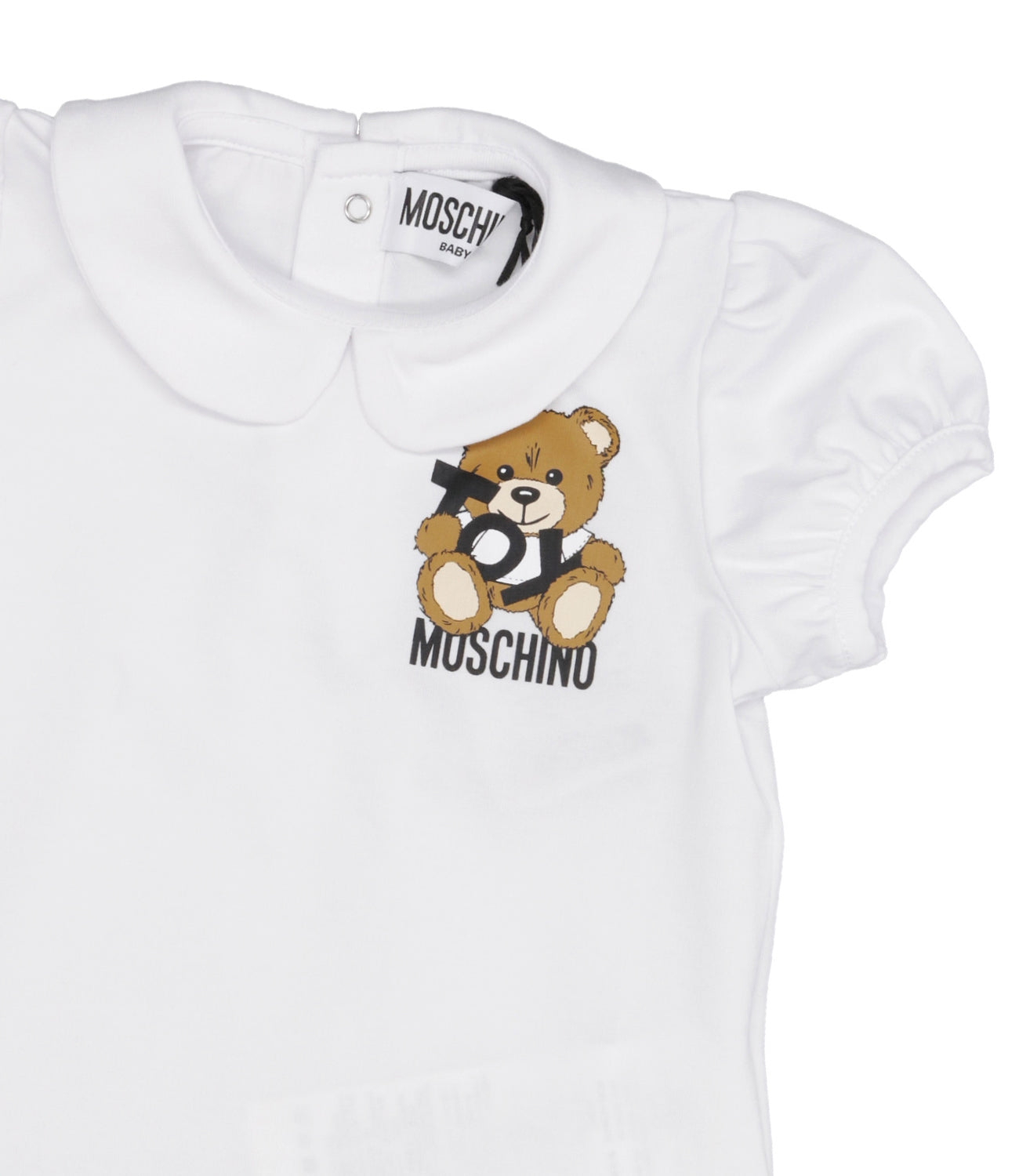 Moschino Baby | White and Denim Dress and Sweater Set