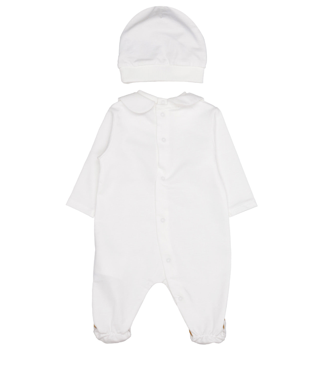 Moschino Baby | Set Tutina e Cappello Bianco