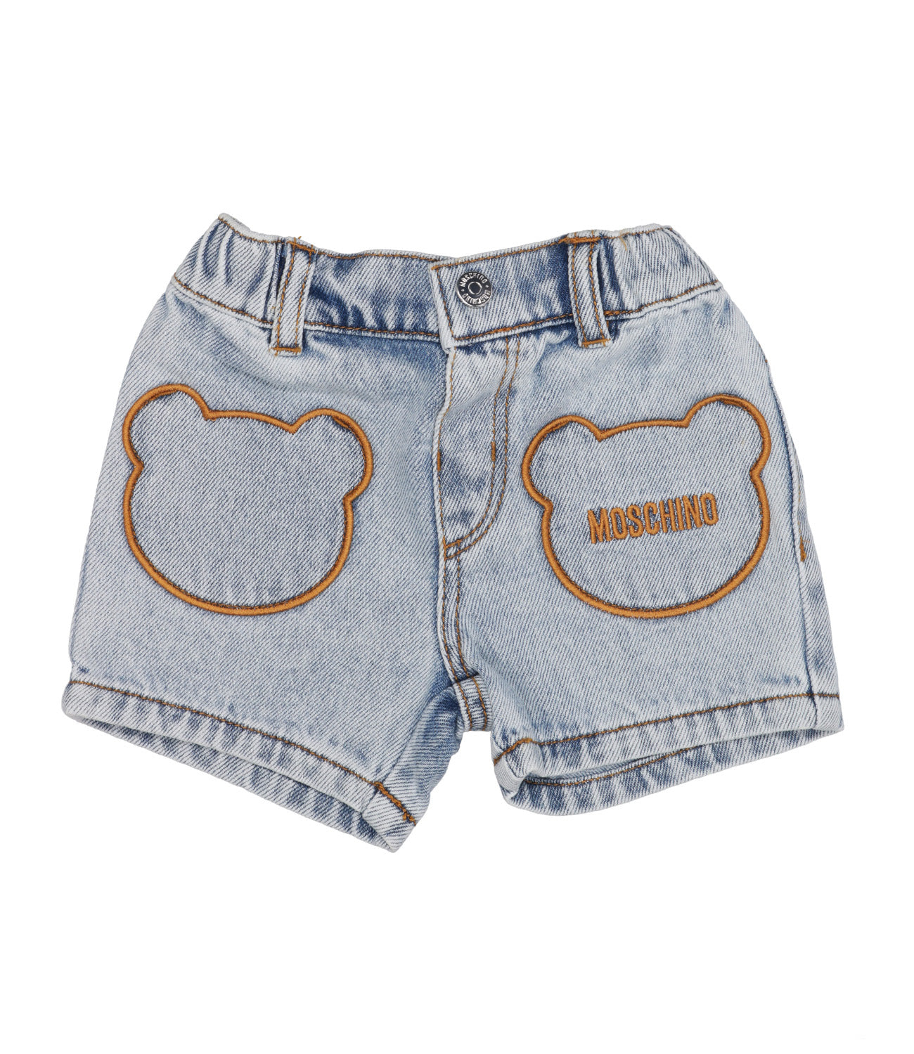 Moschino Baby Boys Moschino Shorts Baby Boys Beige White Cotton