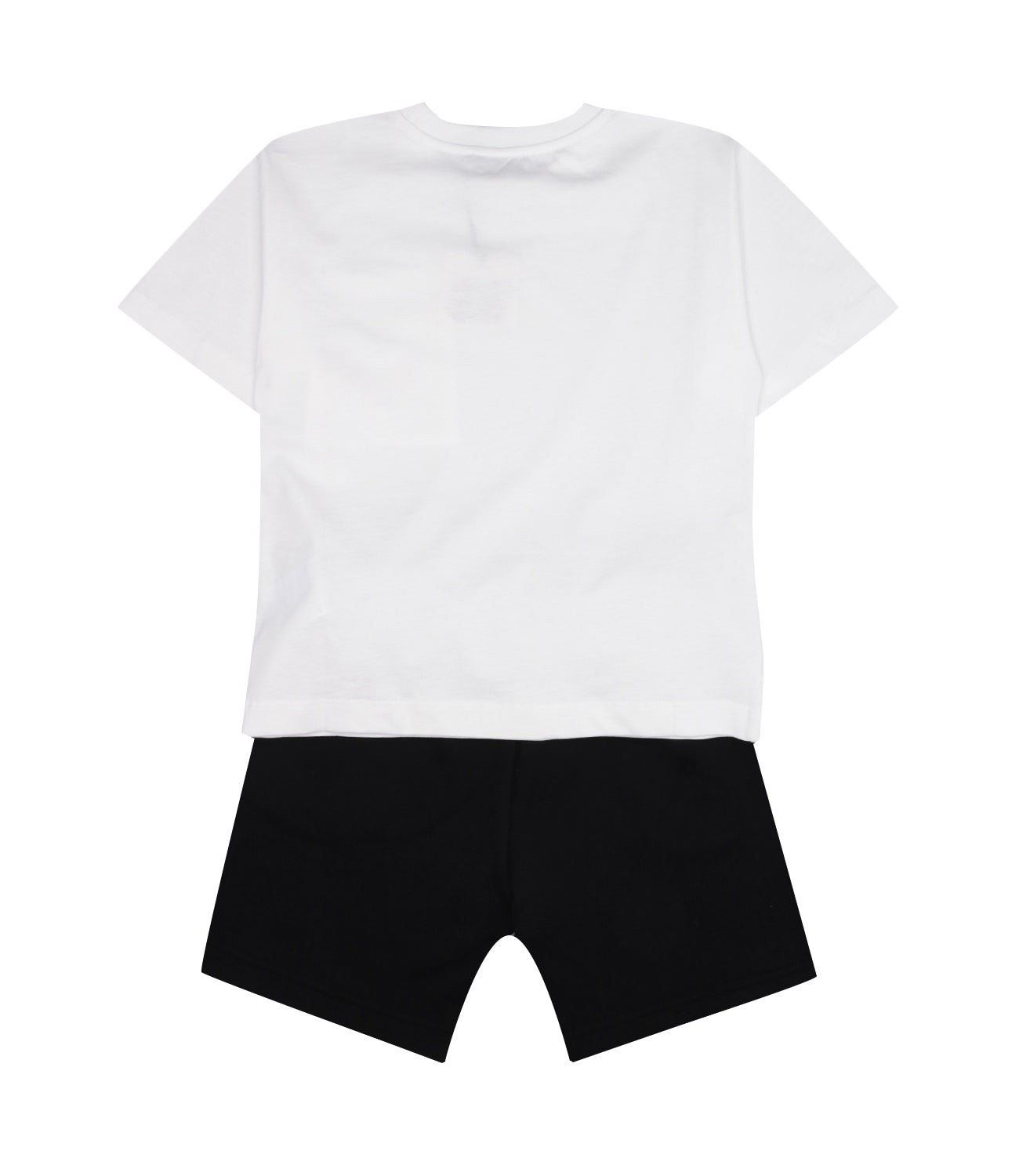 Moschino Kids | Black and White T-Shirt and Short Set