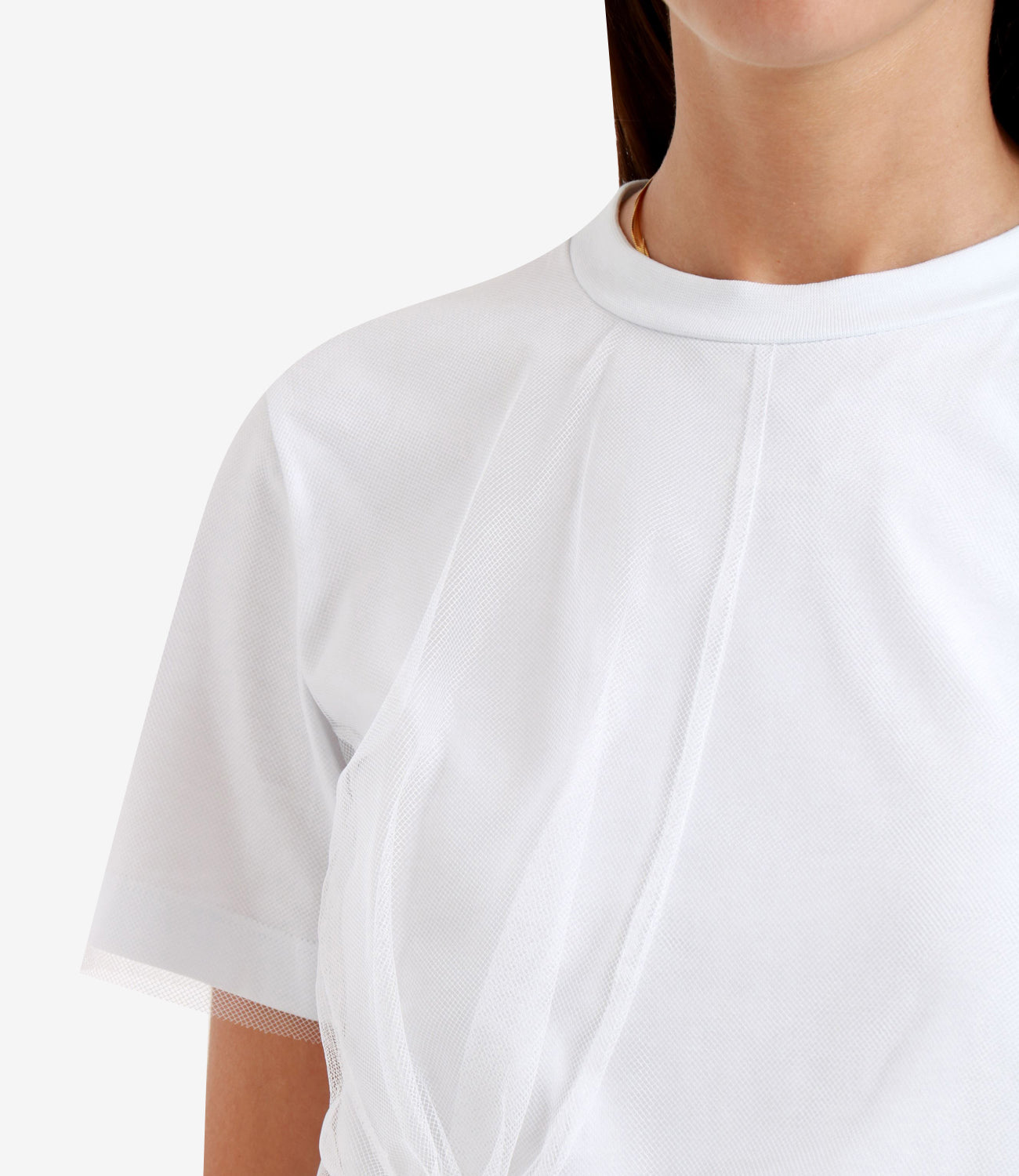 MSGM | T-Shirt Bianco Ottico