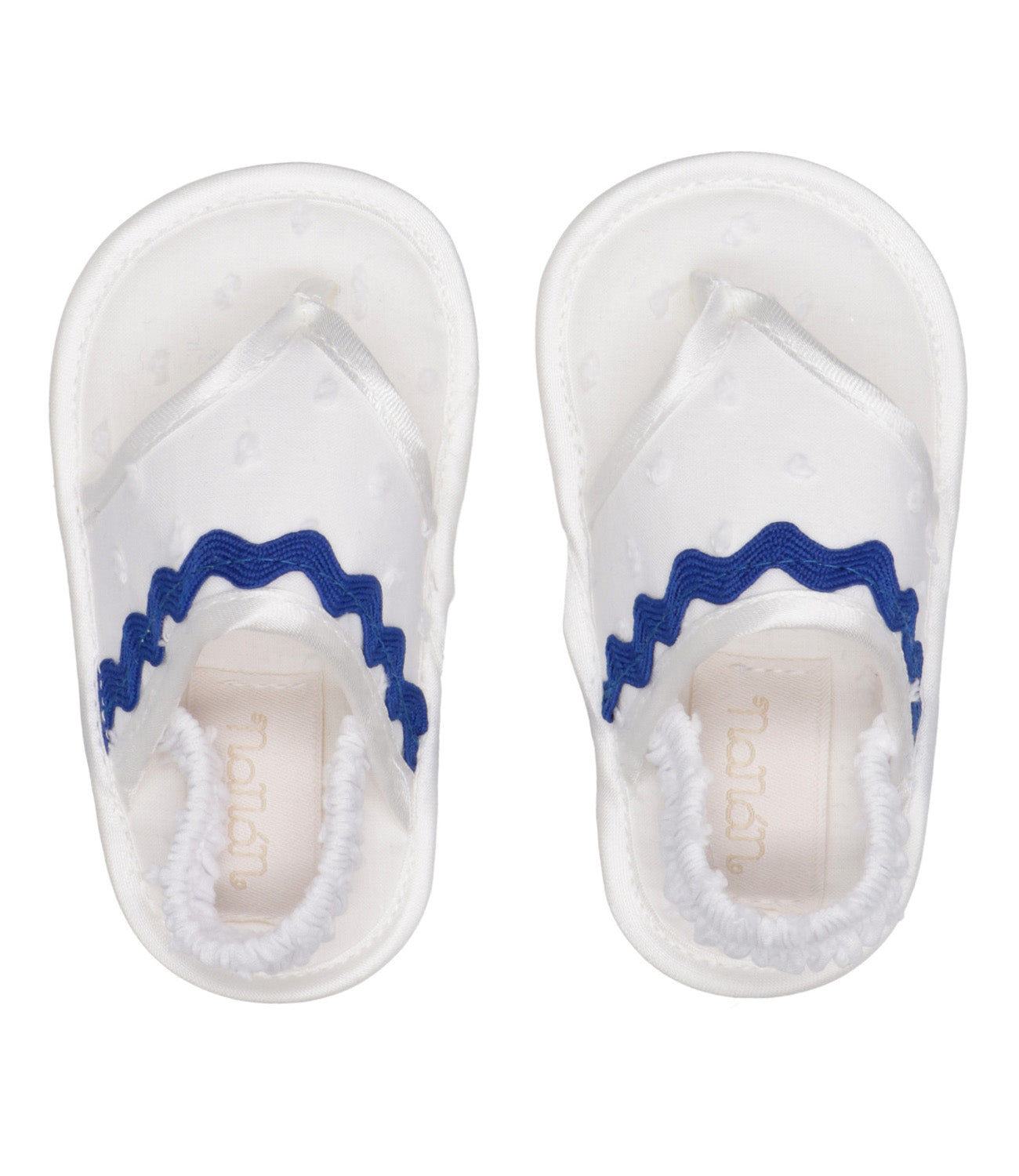 Nanan | Infradito Bianco Azzurro