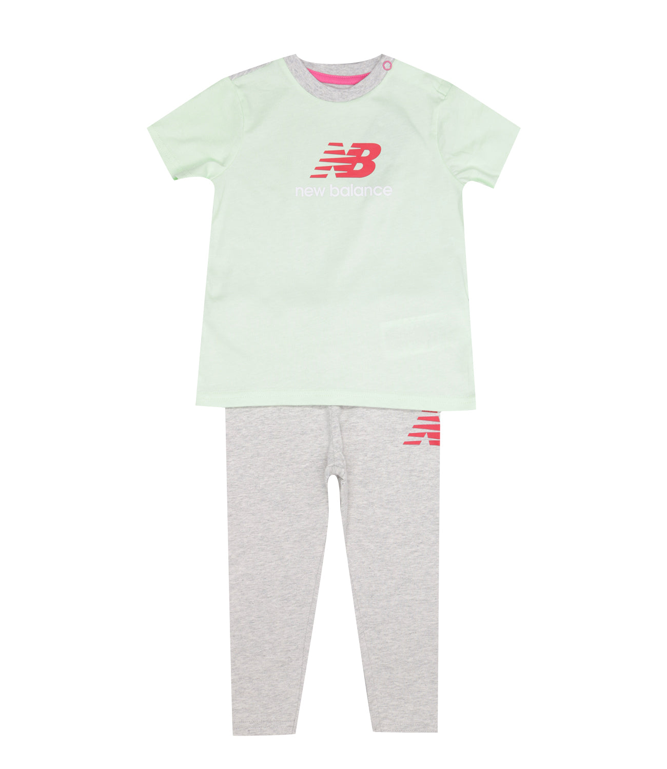 New Balance Kids | Set T-Shirt e Leggings Menta