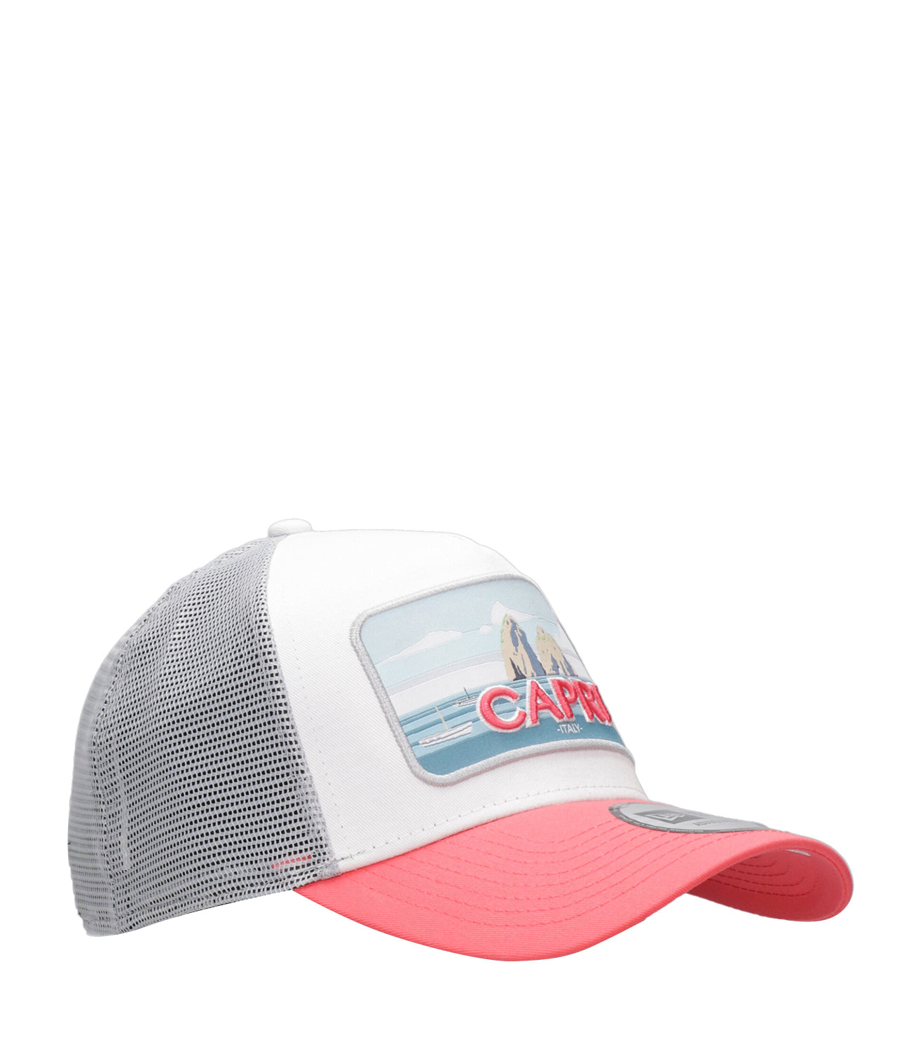 New Era | Cappello Ne Summer Trucker Newera Bianco e Rosso