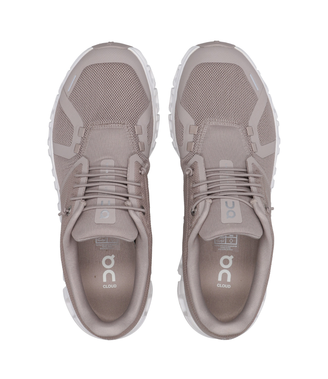 On | Sneakers Cloud 6 Beige and White