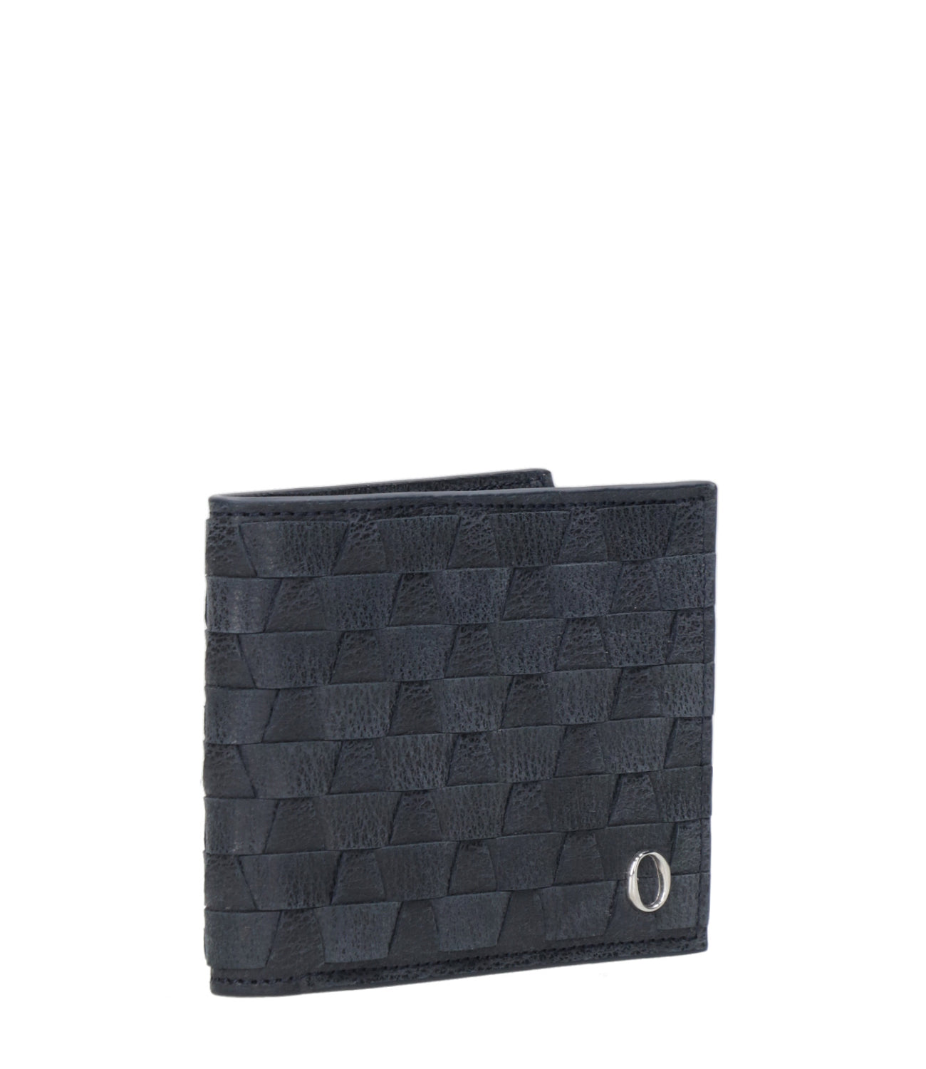 Orciani | Chevrette Woven Wallets Navy Blue