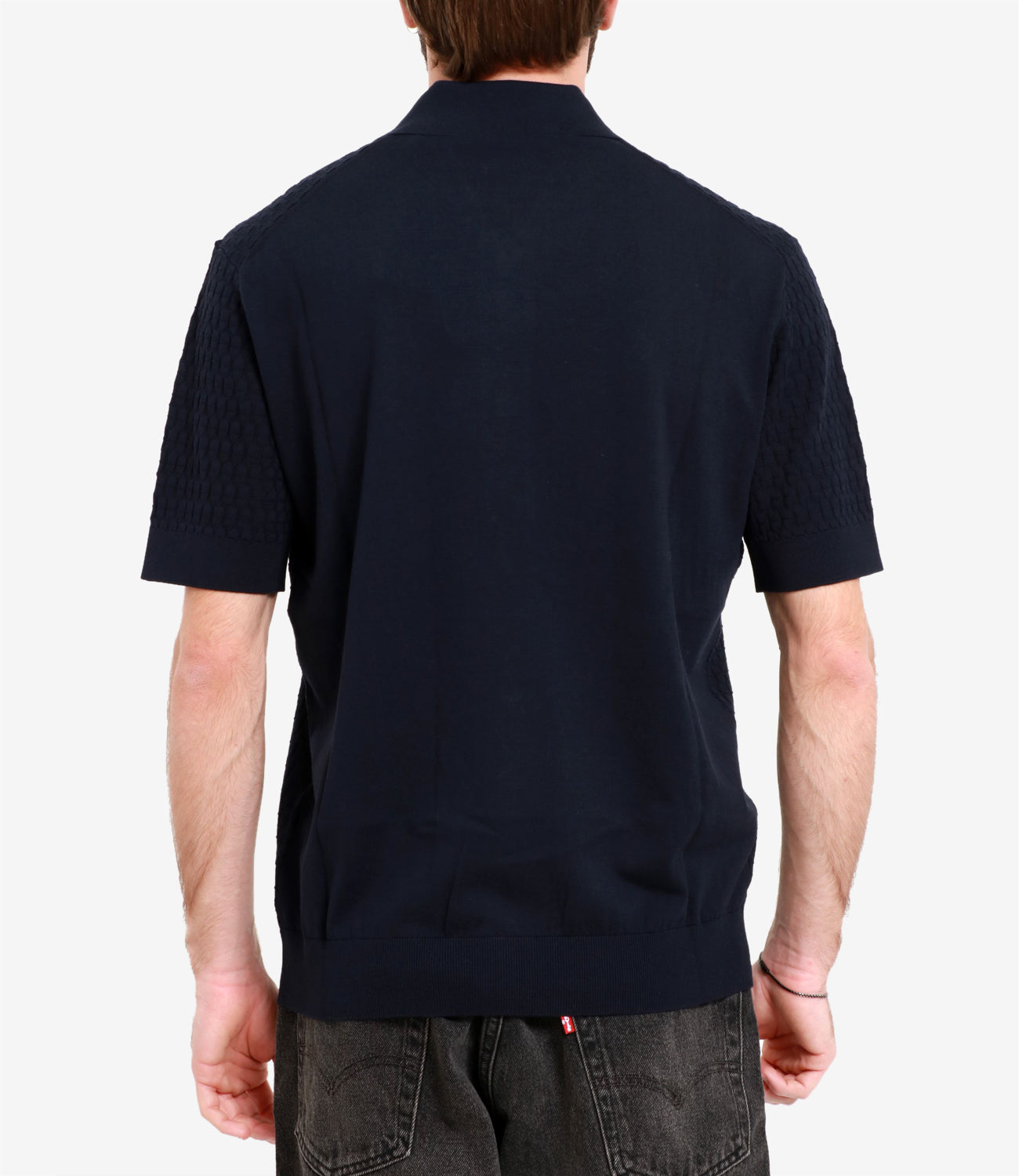 Paolo Pecora | Camicia in maglia Blu navy