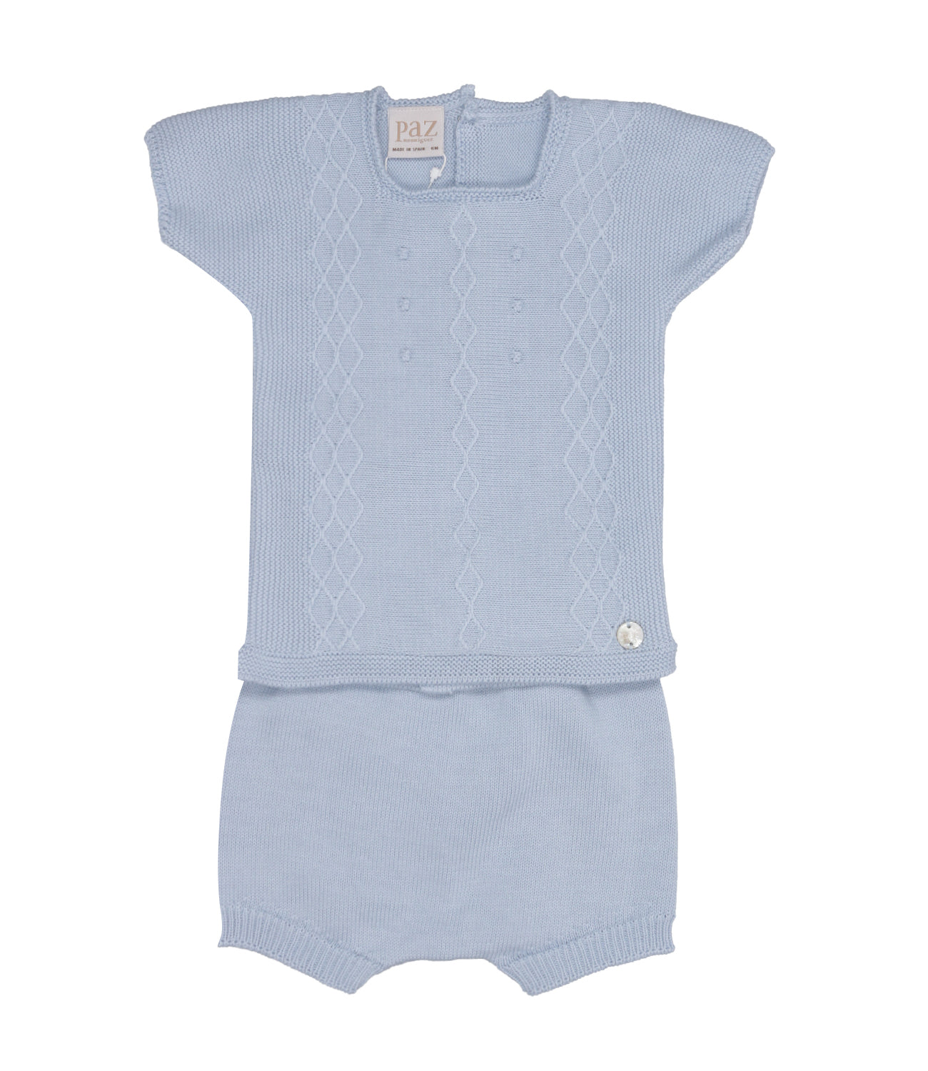 Paz Rodriguez | Set Jersey and Bermuda Shorts Wind Celeste