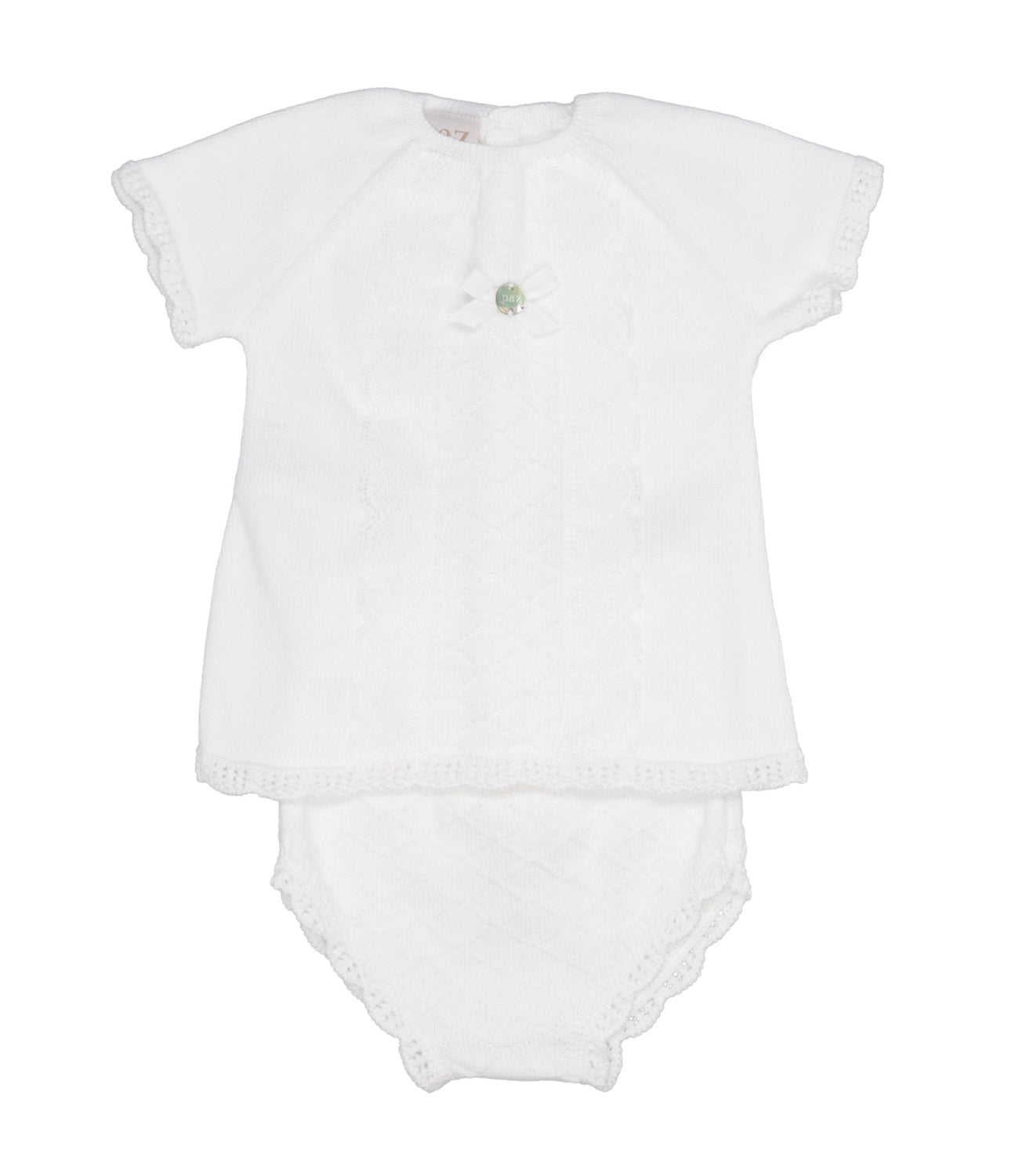 Paz Rodriguez | Jersey and Culotte Set White