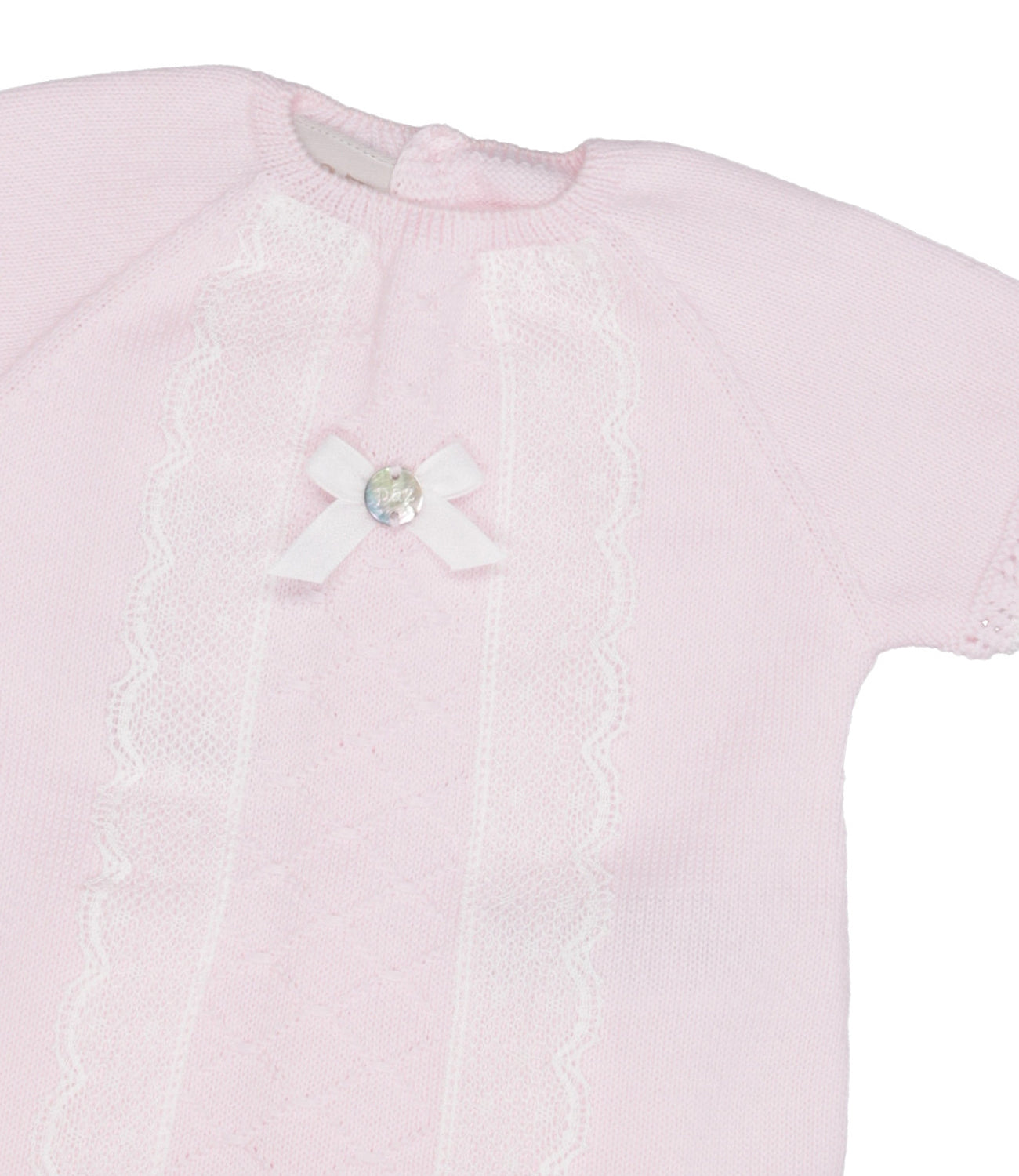 Paz Rodriguez | Set Maglia e Culotte Rosa e Bianco