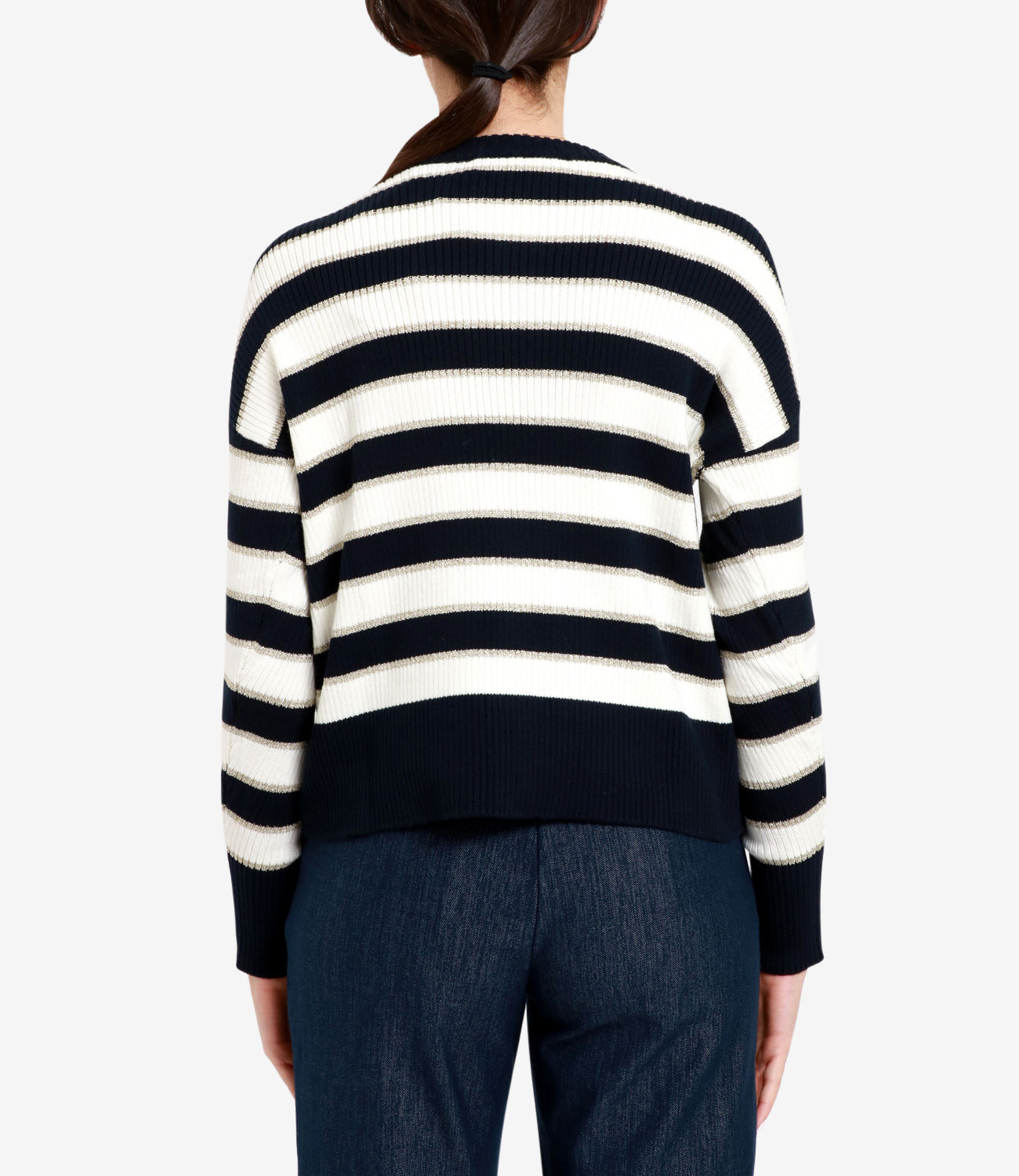Pennyblack | Cardigan Vale Bianco e Blu navy