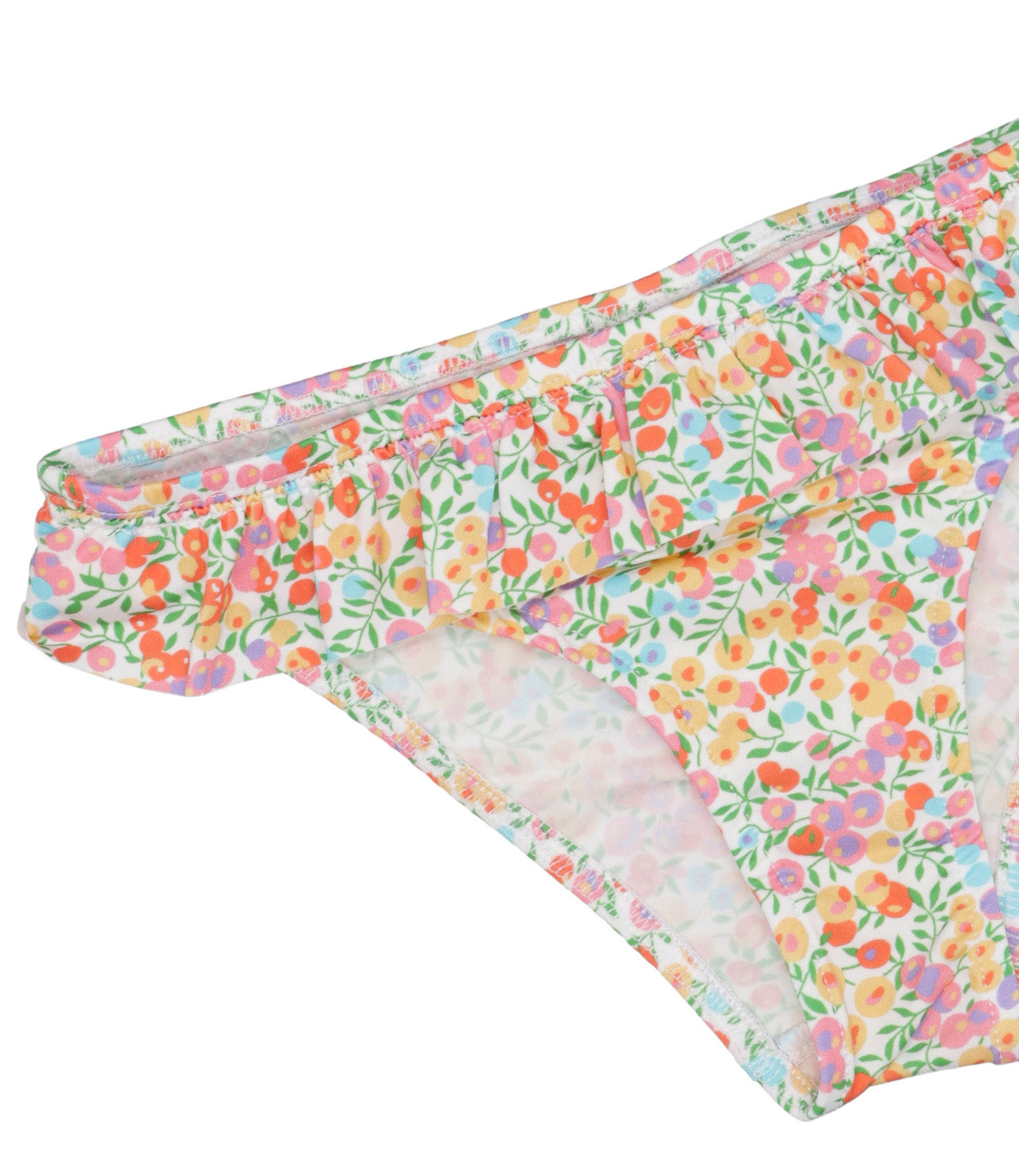 Pesciolino Rosso Beachwear | Costume Slip Bianco e Arancio