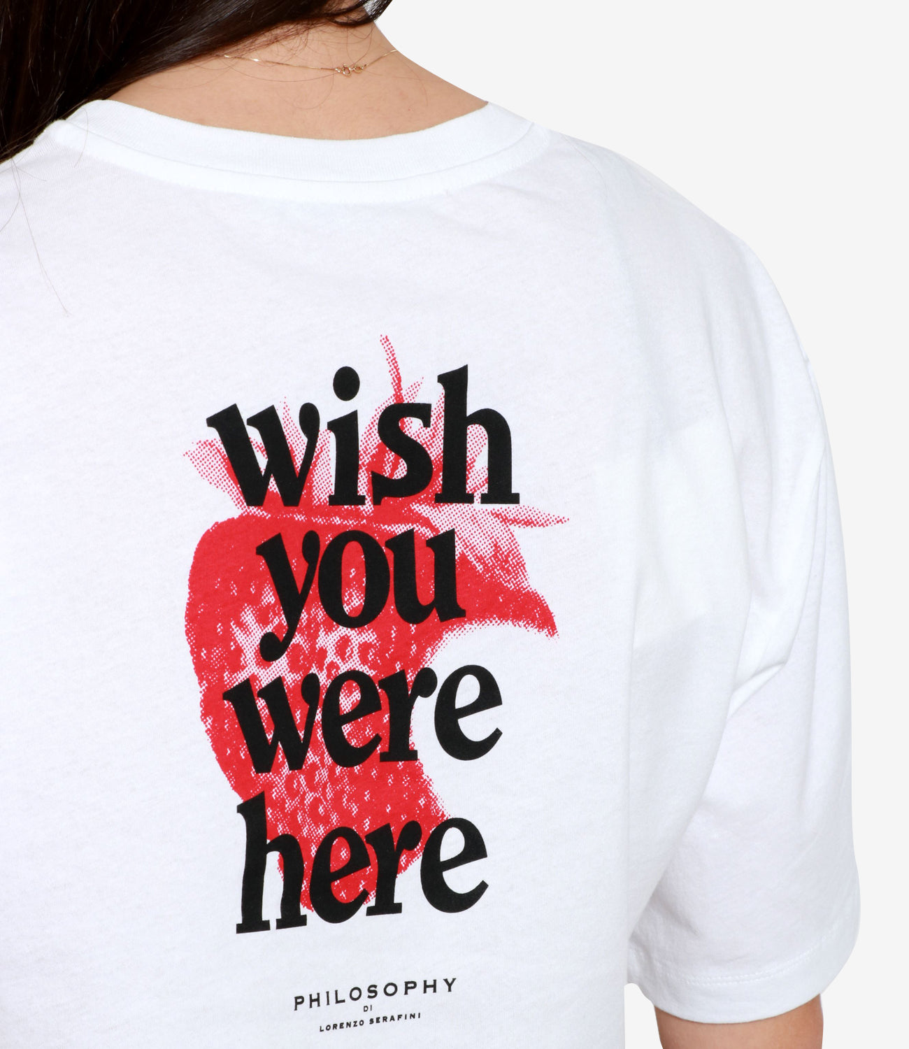 Philosophy di Lorenzo Serafini | T-Shirt Bianco e Rosso