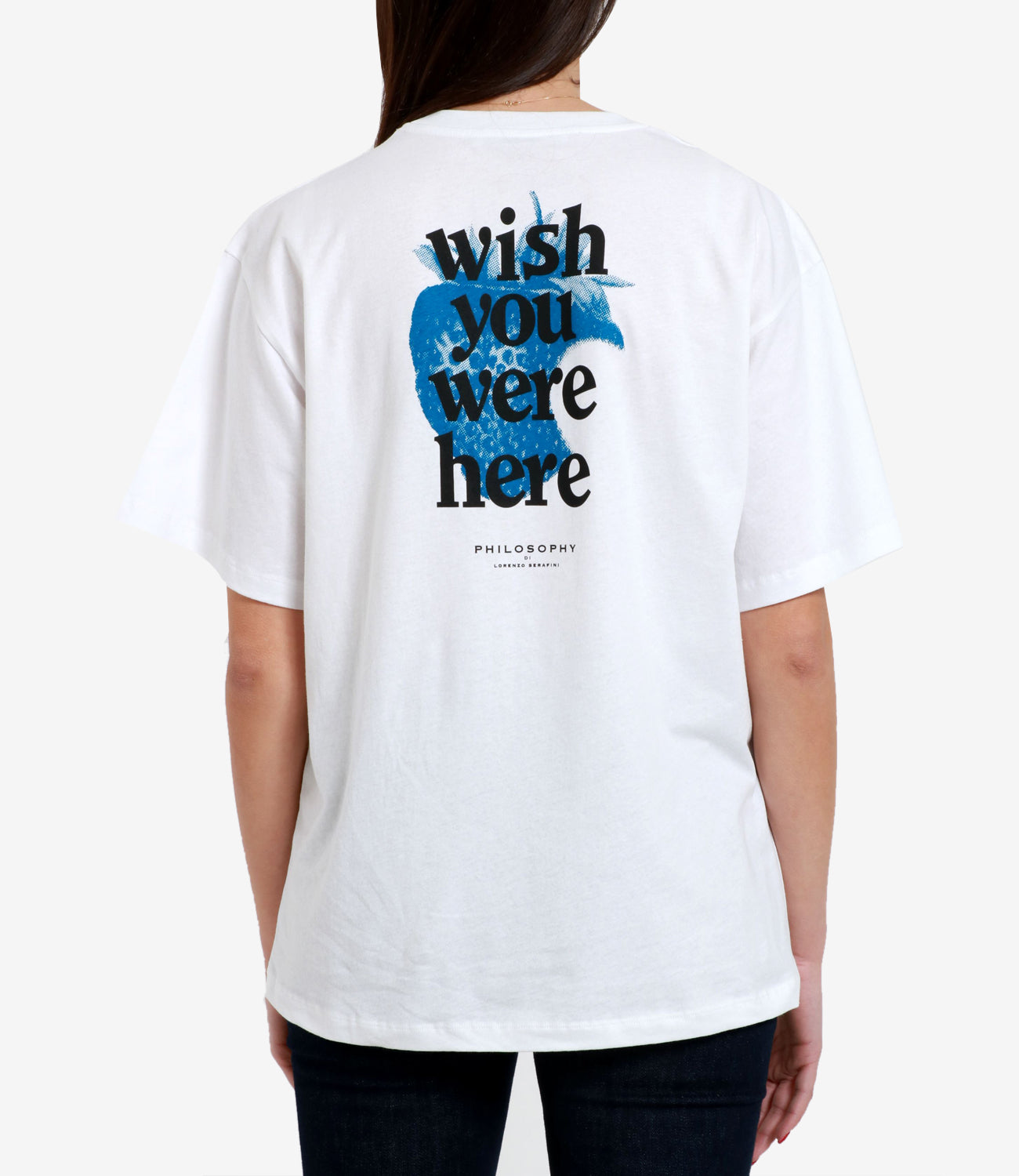 Philosophy di Lorenzo Serafini | T-Shirt Bianco e Azzurro