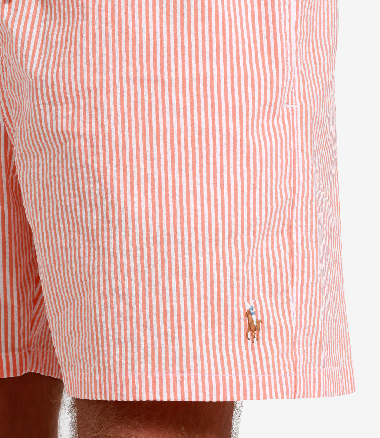 Polo Ralph Lauren | Costume Boxer Traveler Classic Swim Arancio e Bianco