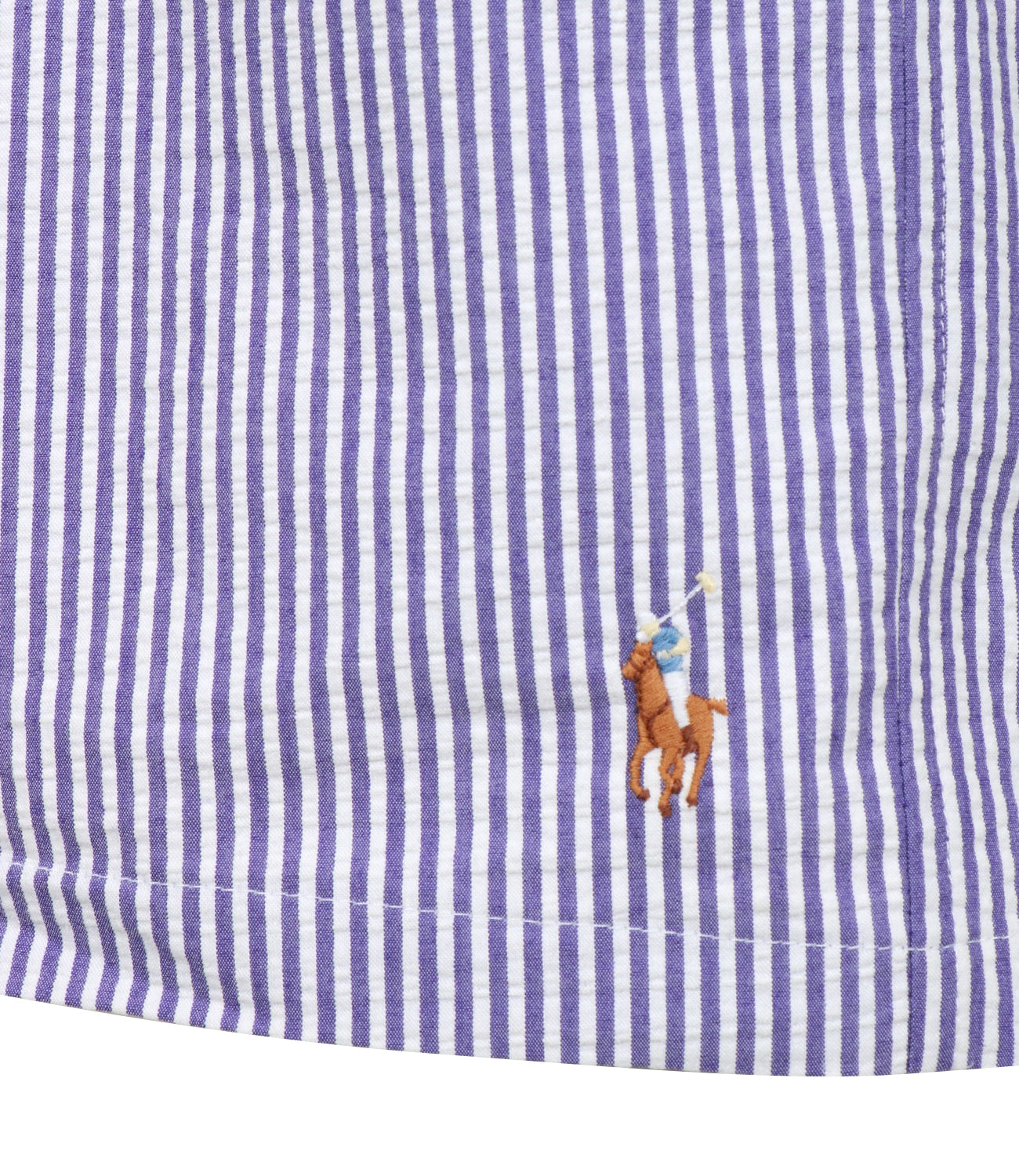 Polo Ralph Lauren | Costume Boxer Traveler Classic Swim Viola e Bianco