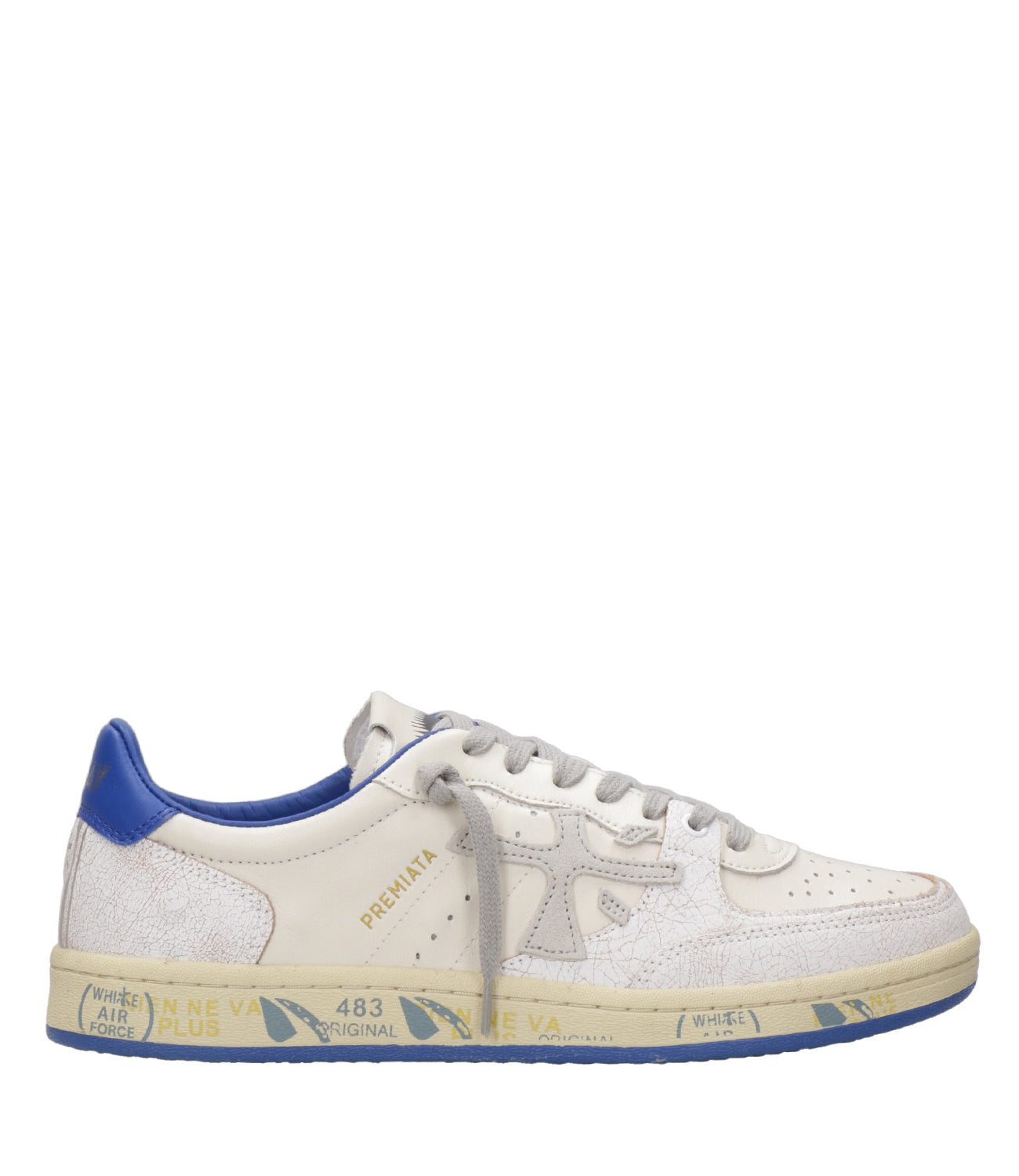 Premiata | Clay Sneakers White and Blue