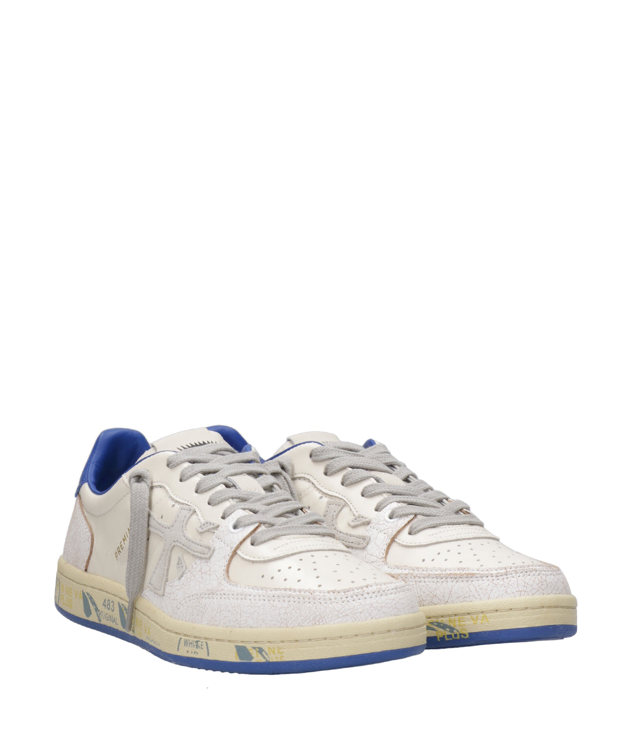 Premiata | Clay Sneakers White and Blue