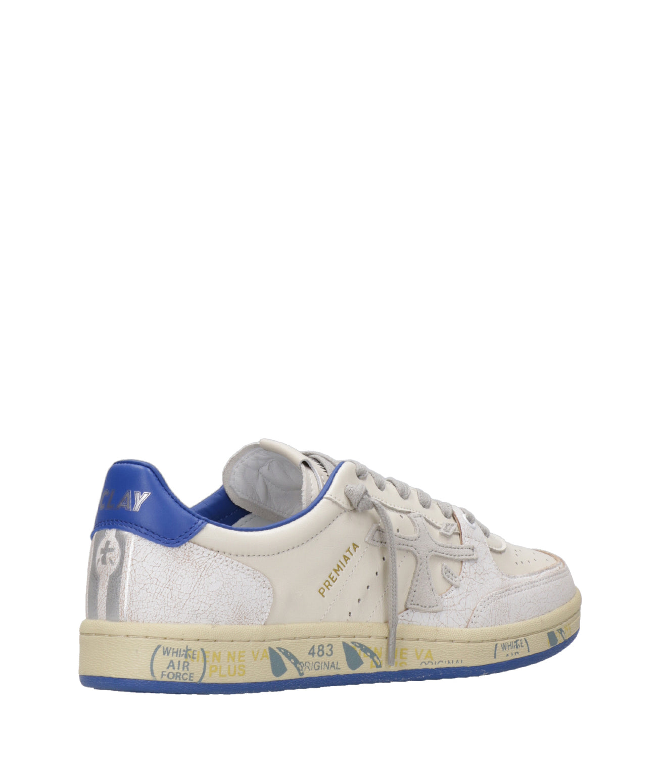 Premiata | Clay Sneakers White and Blue