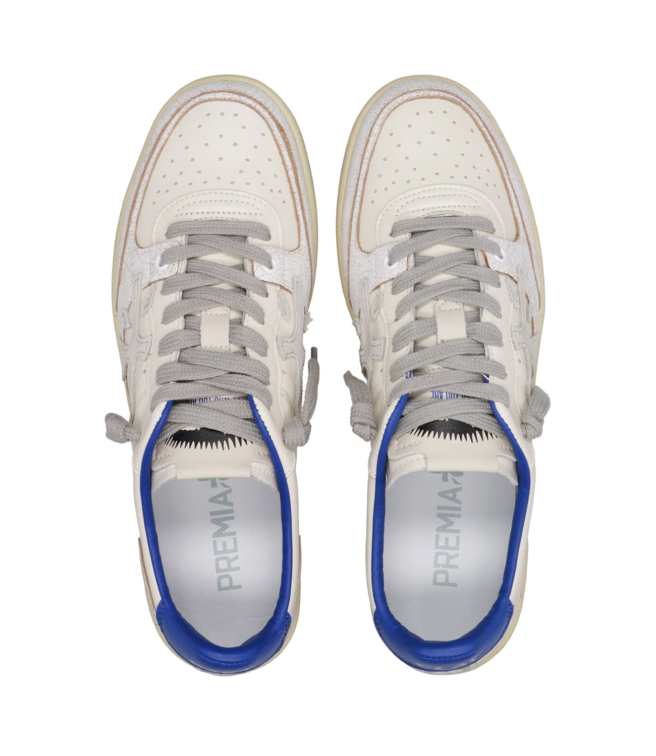 Premiata | Clay Sneakers White and Blue