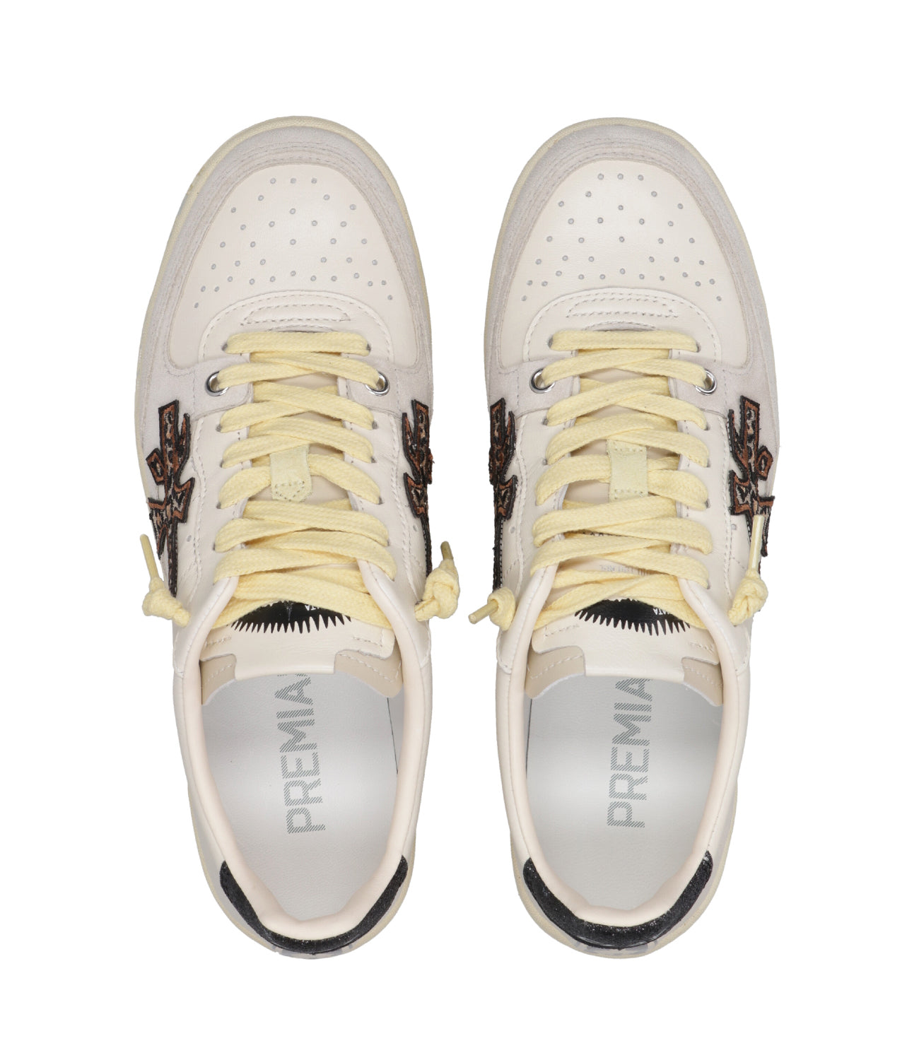 Premiata | Sneakers Clayd Bianca e Marrone