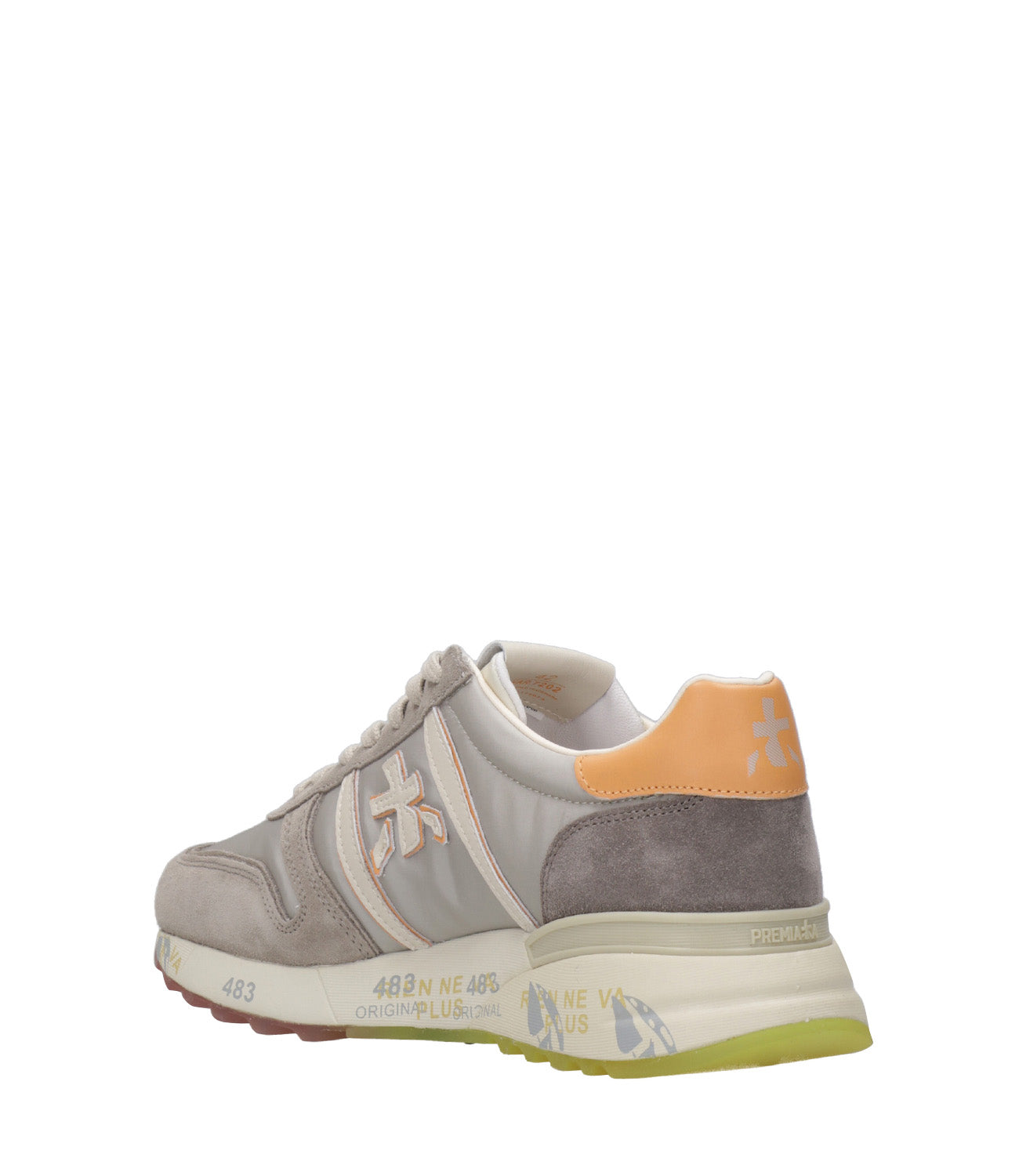 Premiata | Lander Beige and Taupe Sneakers