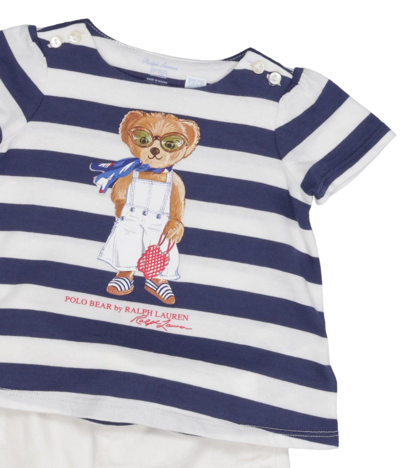 Ralph Lauren Childrenswear | Set T-Shirt e Shorts Bianco e Blu