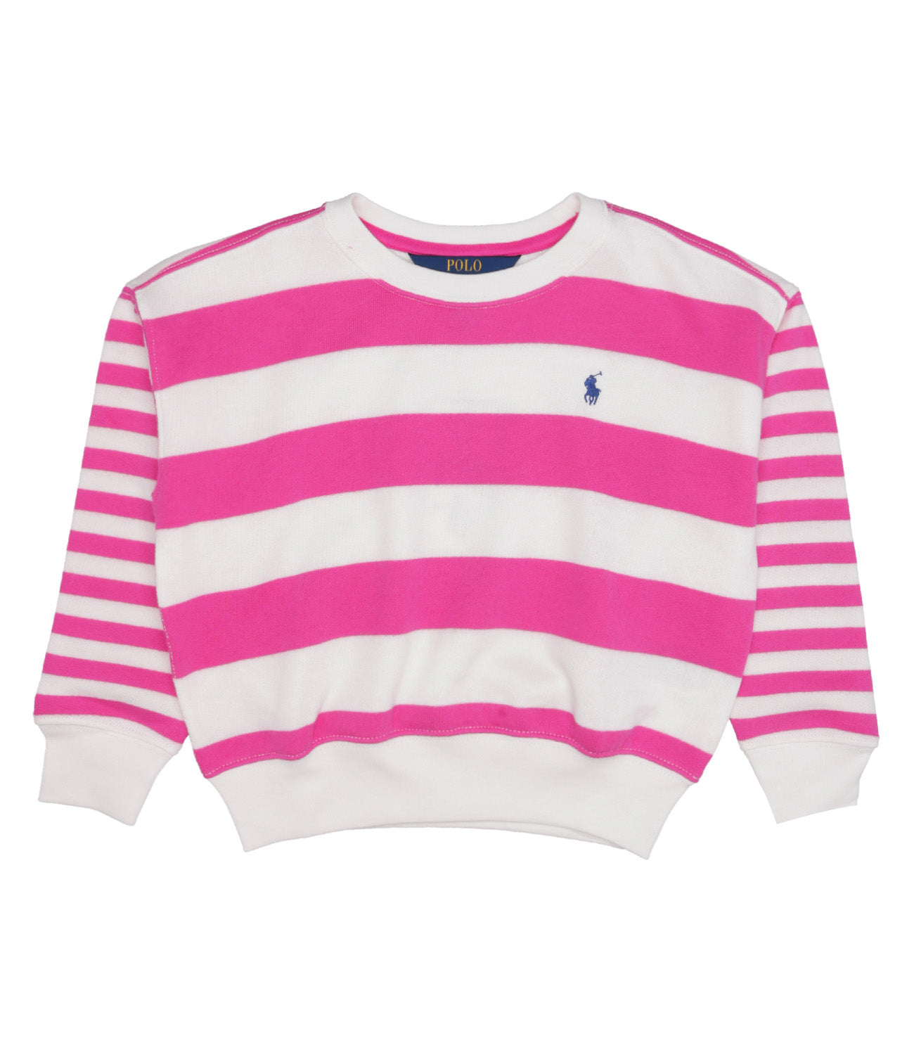 Ralph Lauren Childrenswear | Felpa Rosa e Bianco