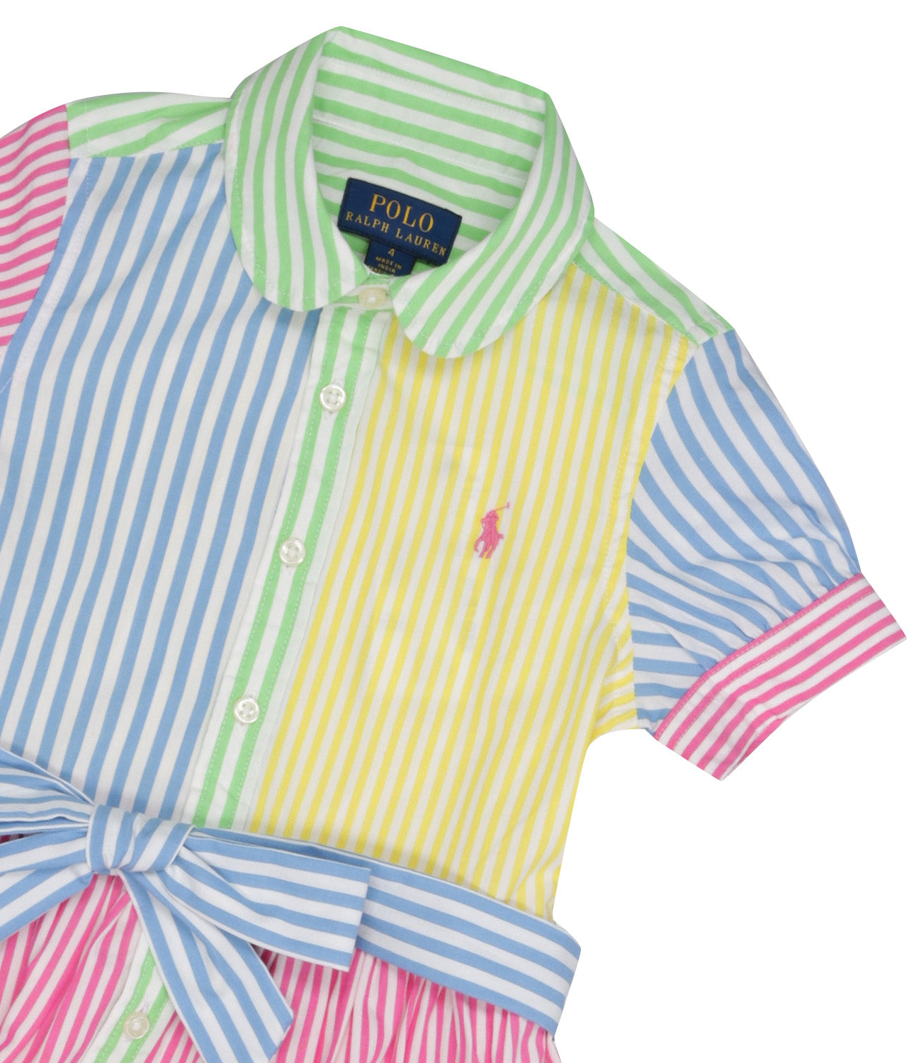 Ralph Lauren Childrenswear | Abito Rosa e Giallo