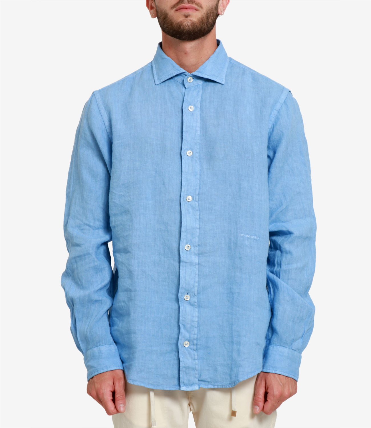Roy Roger's Riviera | Camicia Pierce Azzurro