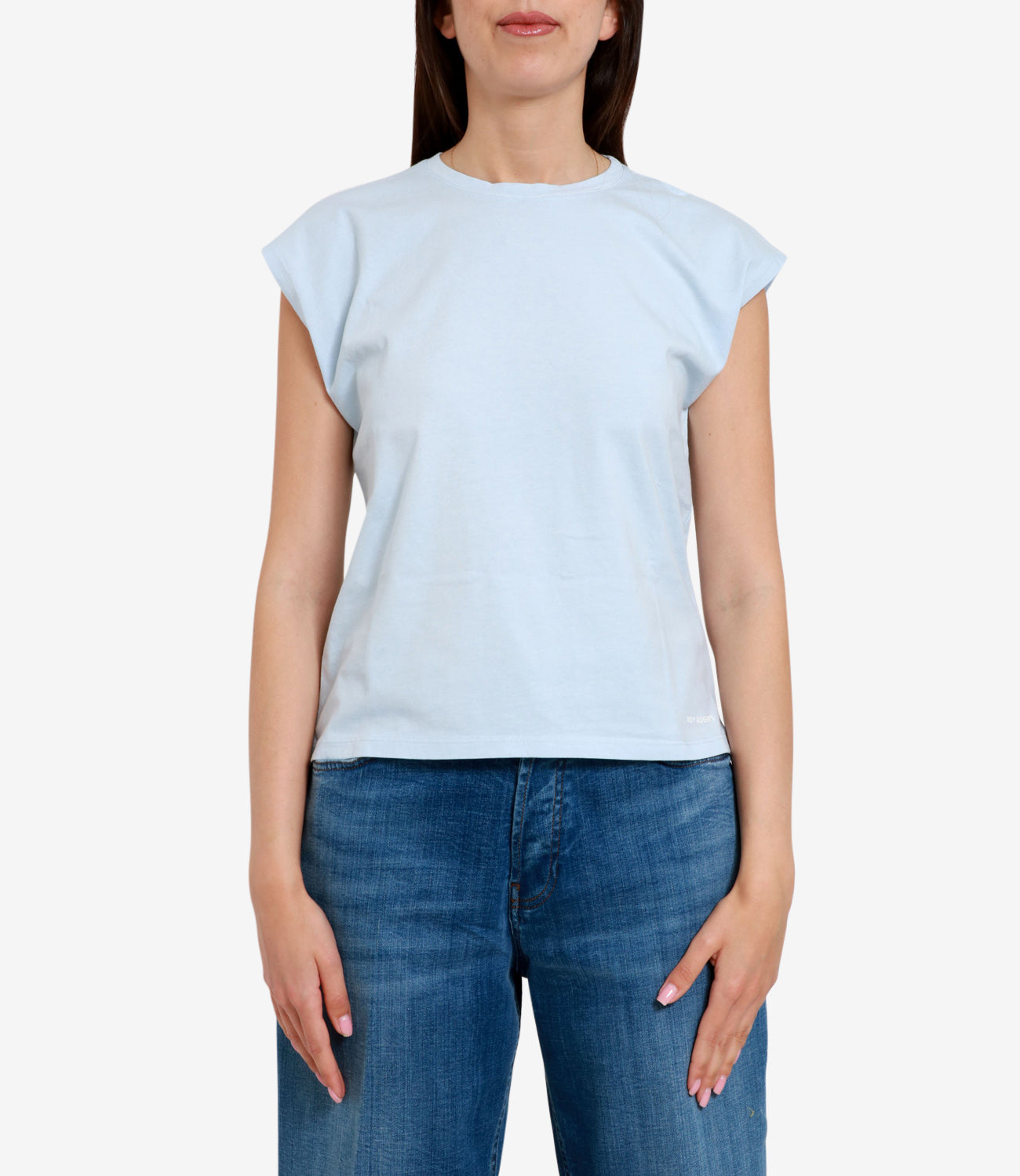 Roy Roger's | T-Shirt Sleeveless Celeste