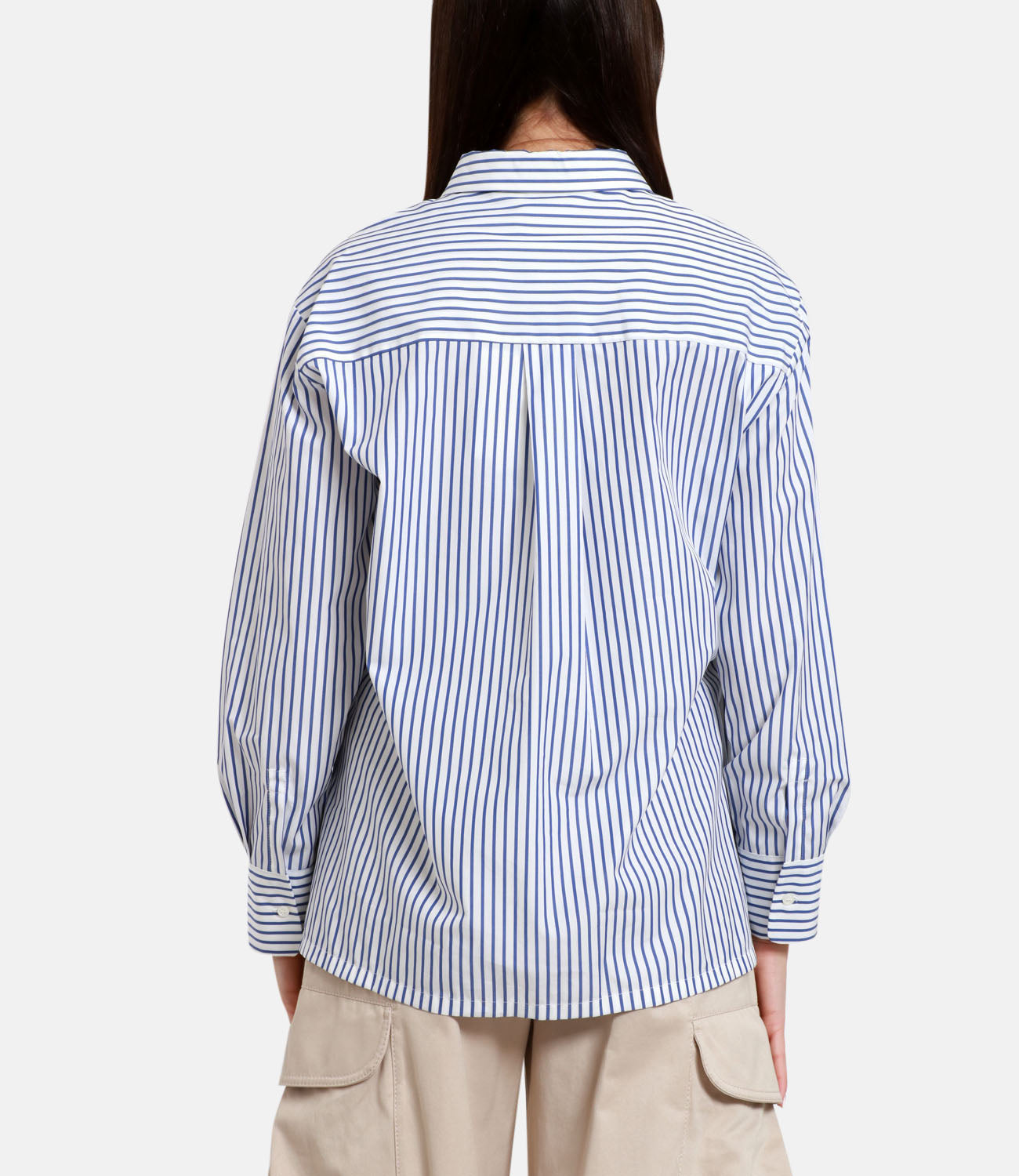 S Max Mara | Camicia Tata Azzurro e Bianco