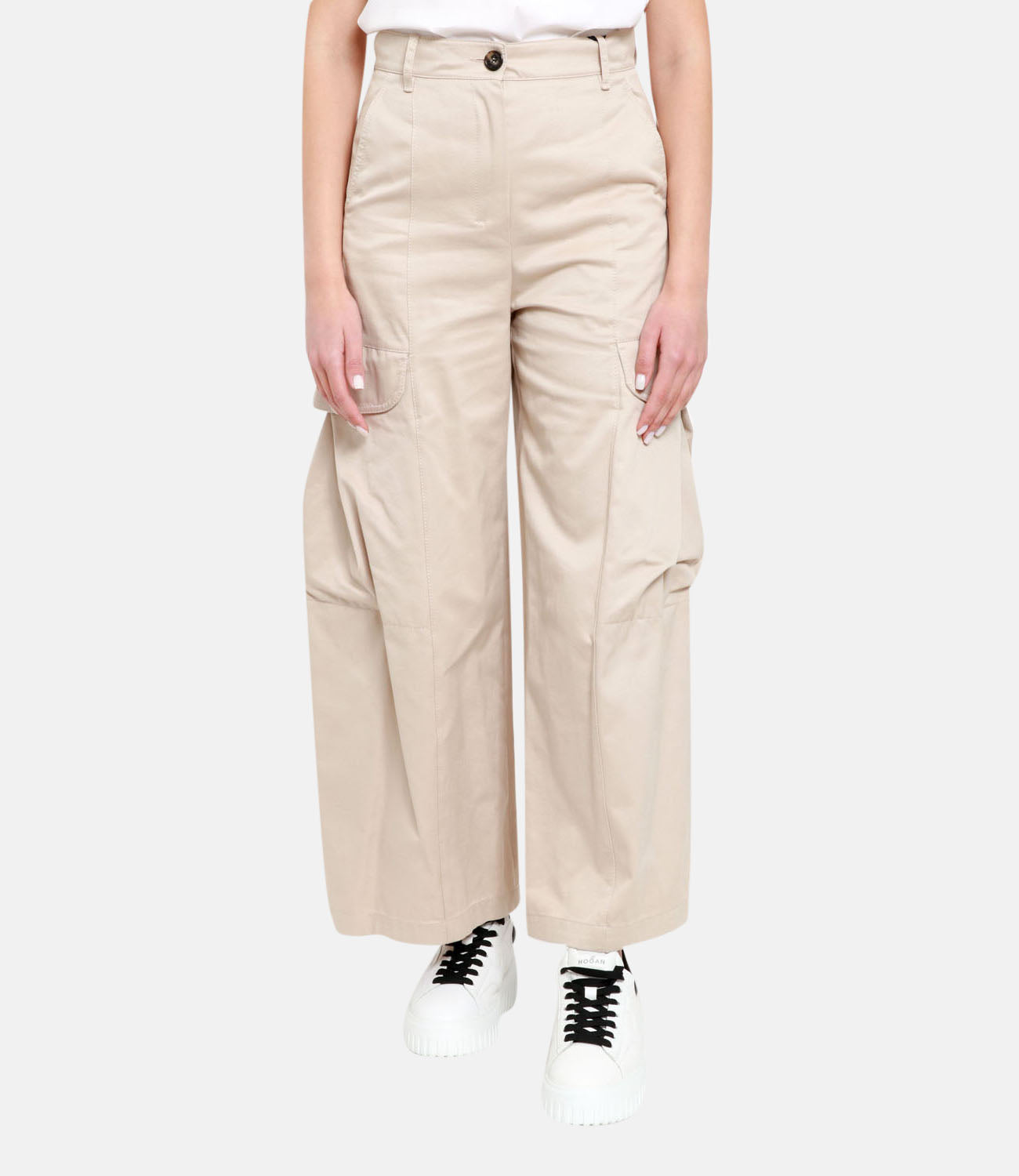S Max Mara | Cervia Trousers White