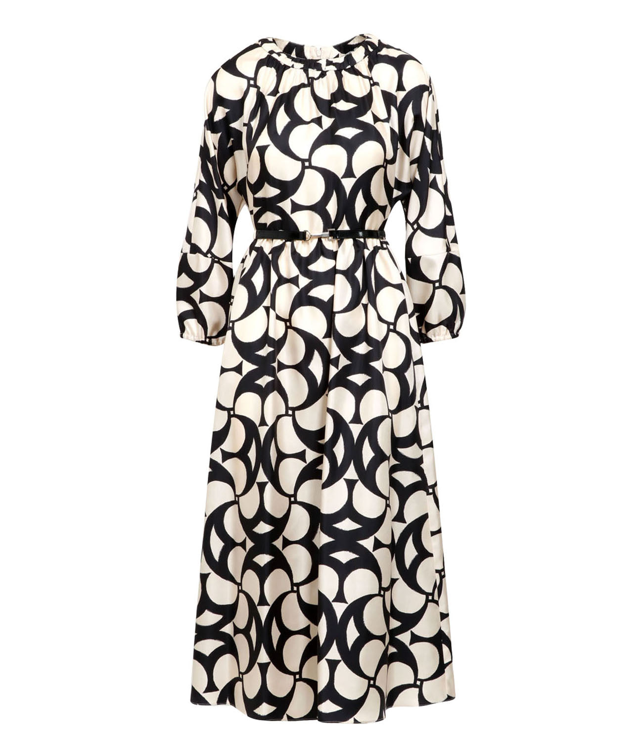 S Max Mara | Nina Ecru and Black Dress