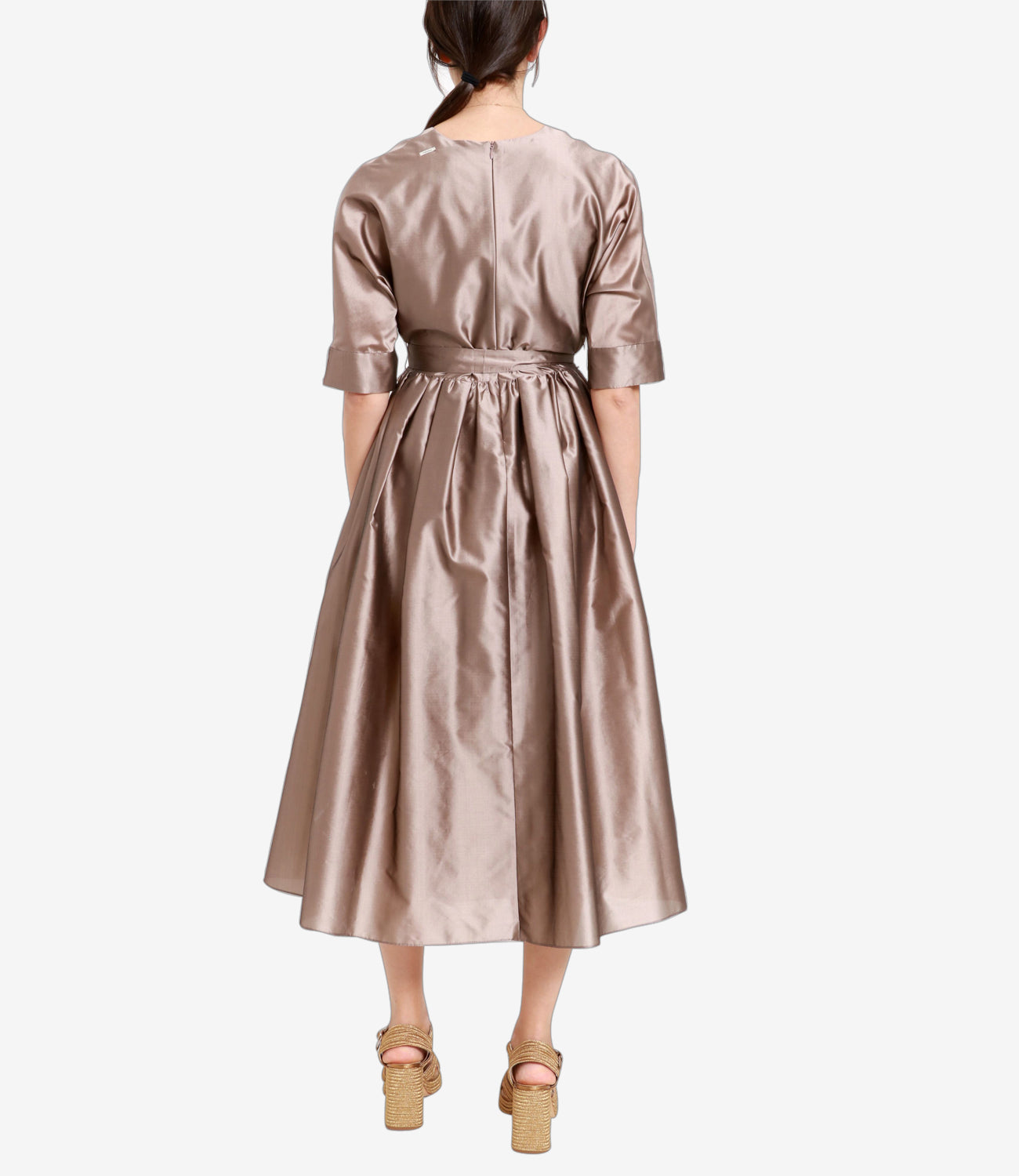 S Max Mara | Abito Viola Tortora