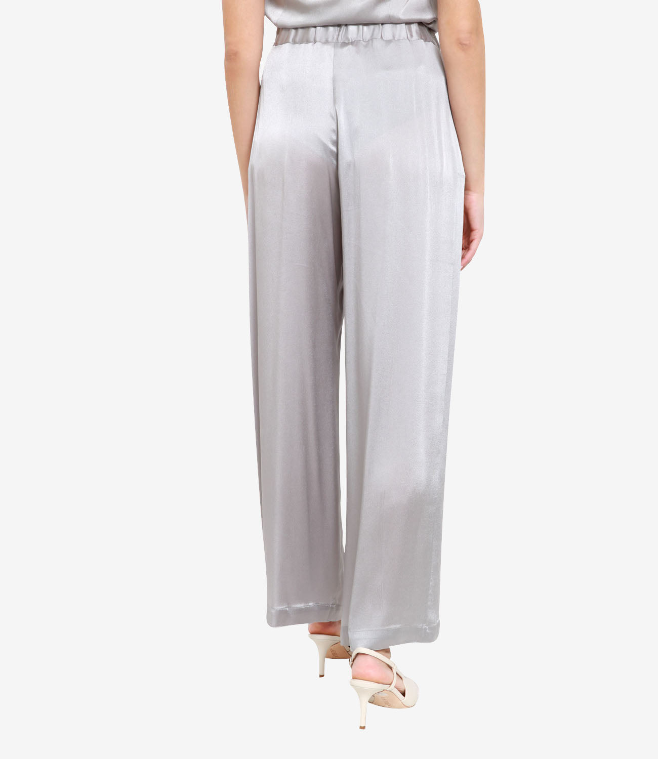 Semicouture | Pantalone Jhonny Grigio perla