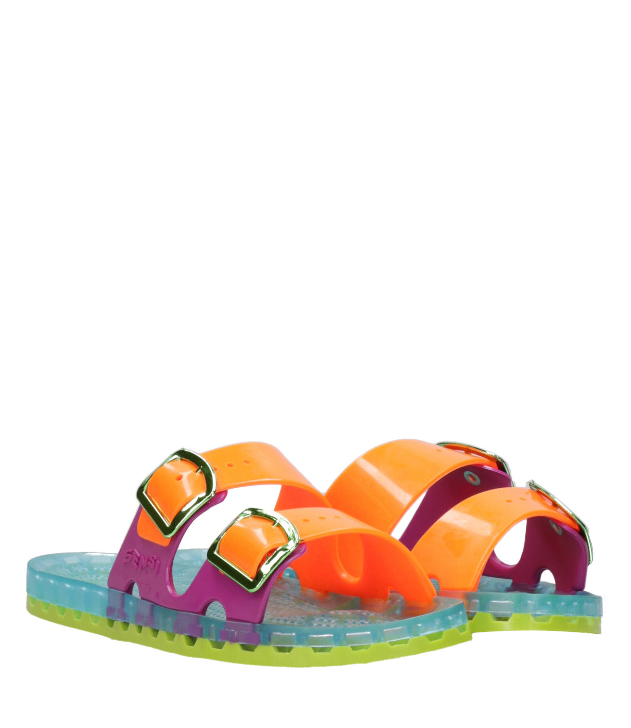 Sensi | Ciabatta La Jolla Color Azzurro e Arancio