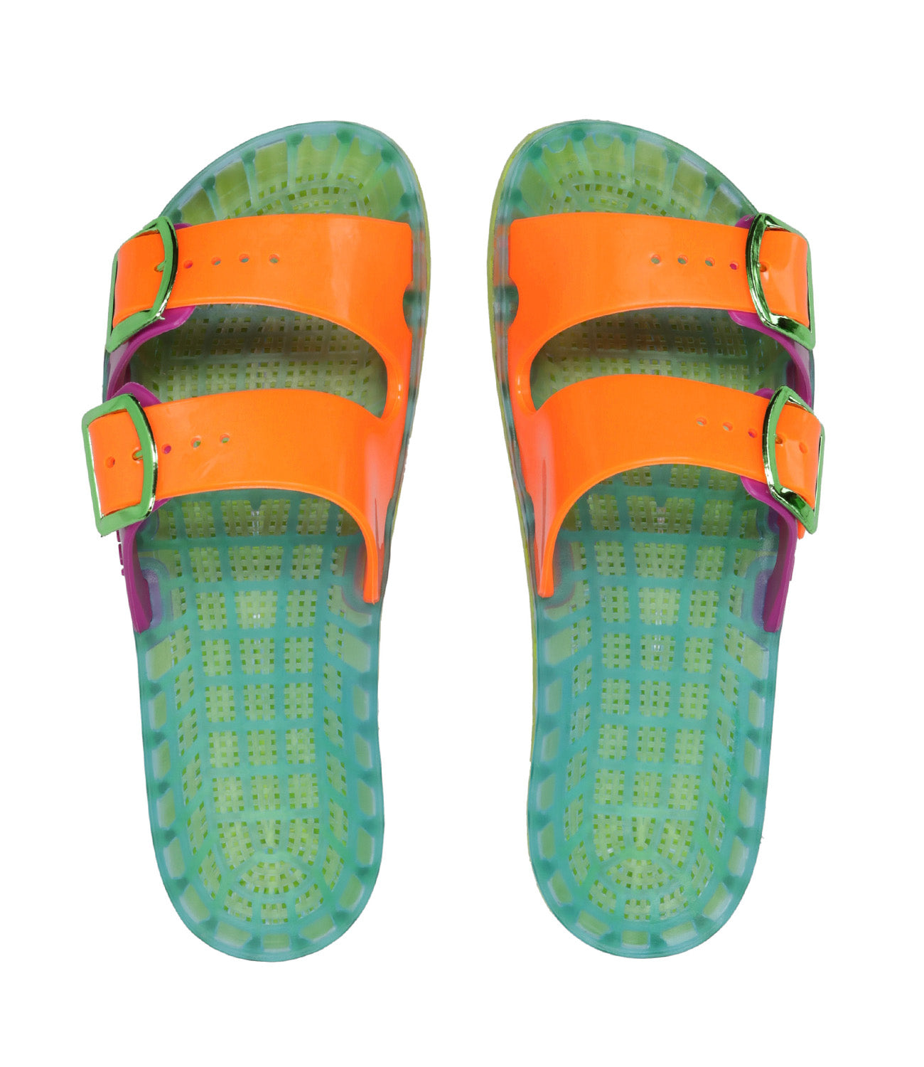 Sensi | Ciabatta La Jolla Color Azzurro e Arancio