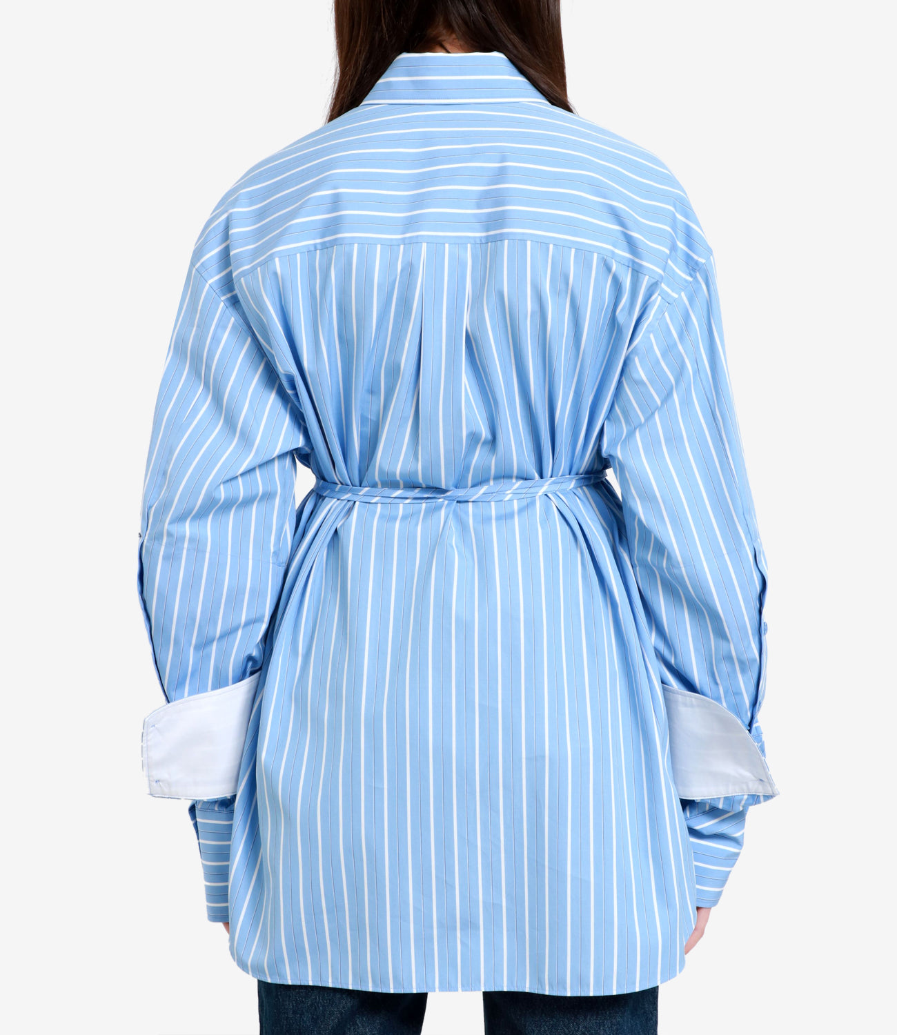 Sportmax | Camicia Firma Celeste e Bianco