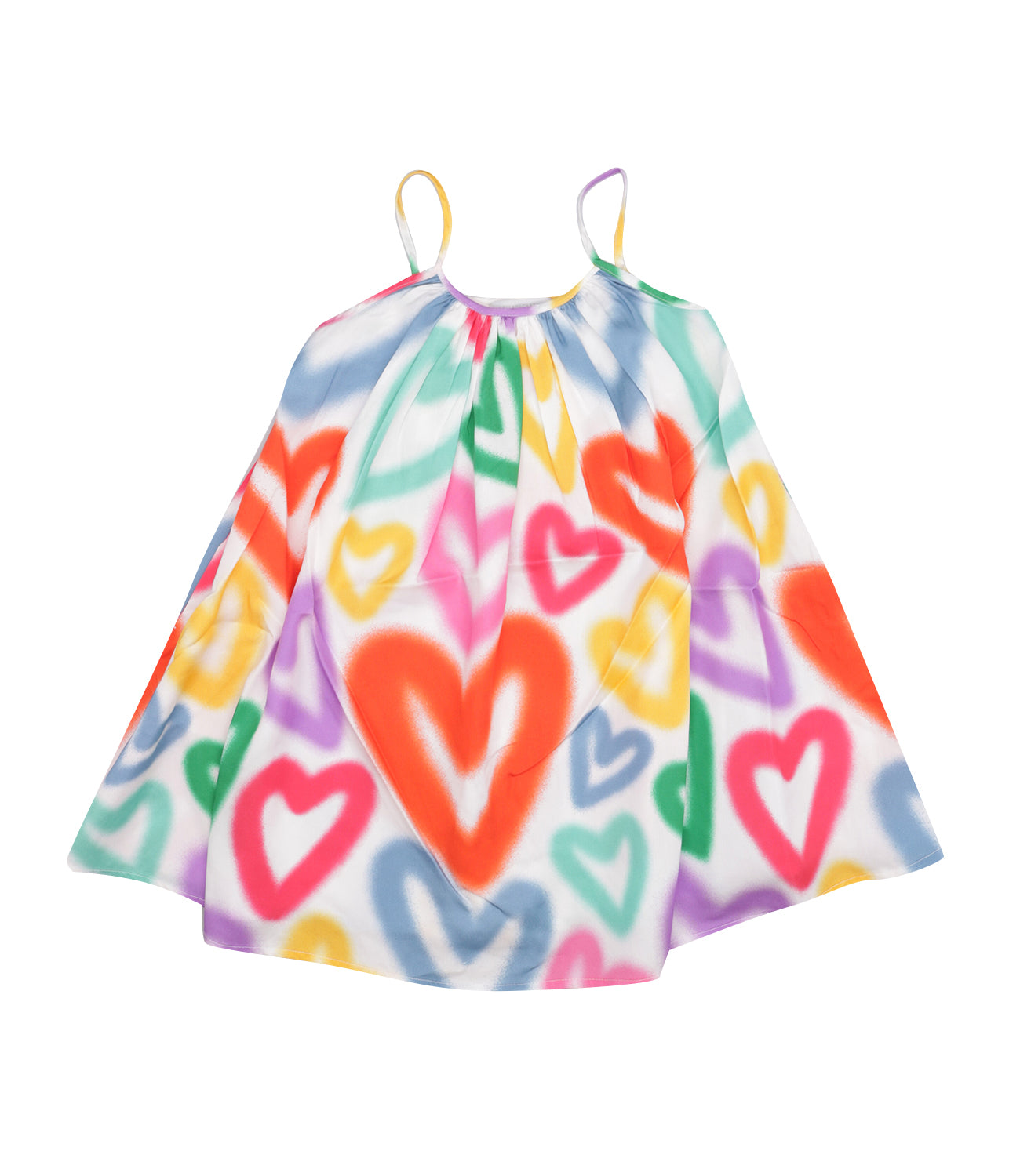 Stella McCartney Kids | White Red Blue and Green Dress