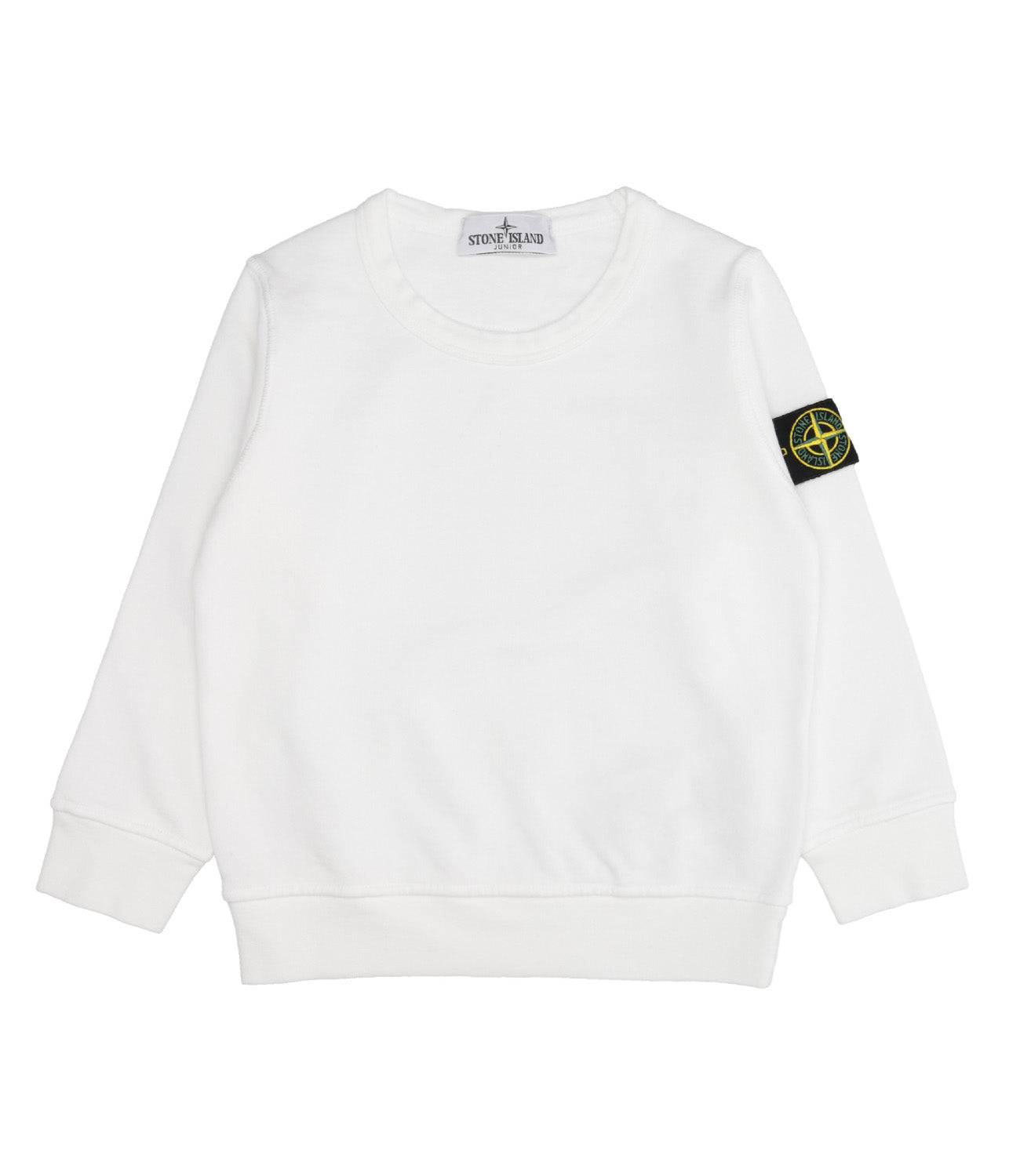 Stone Island Junior Stone Island Junior Felpa Bianca