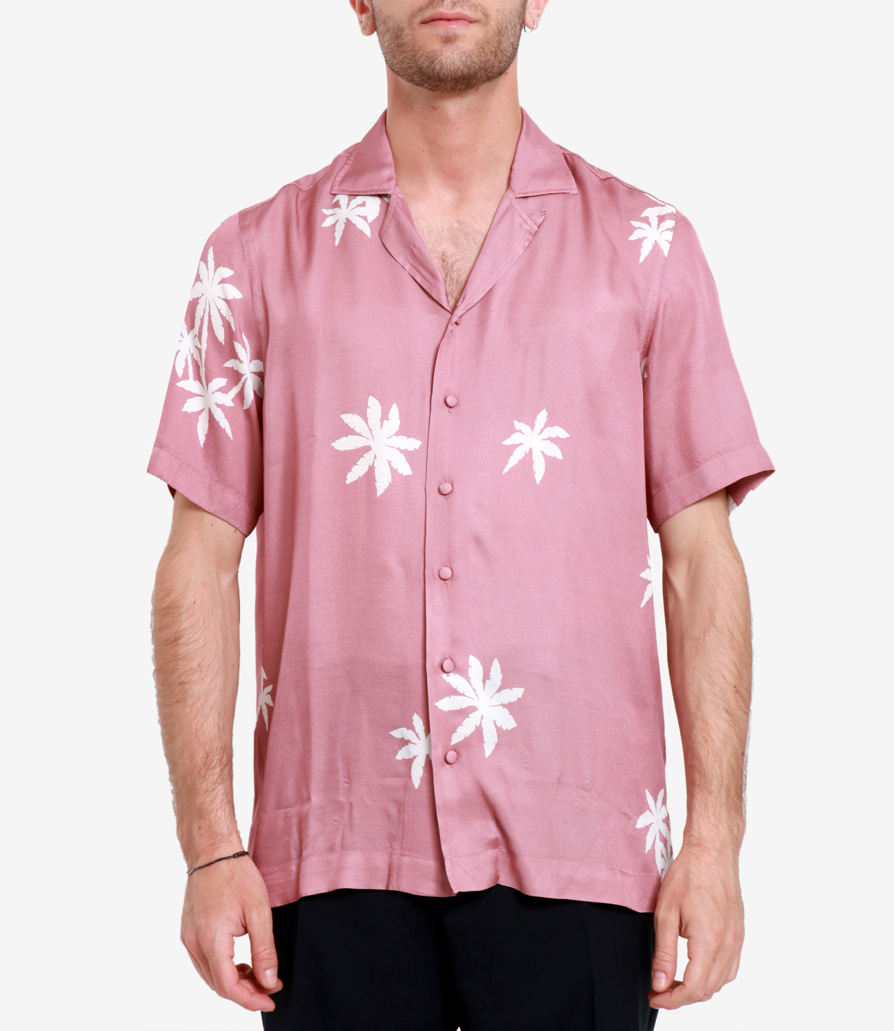 Tagliatore | Camicia Hawaii Rosa antico