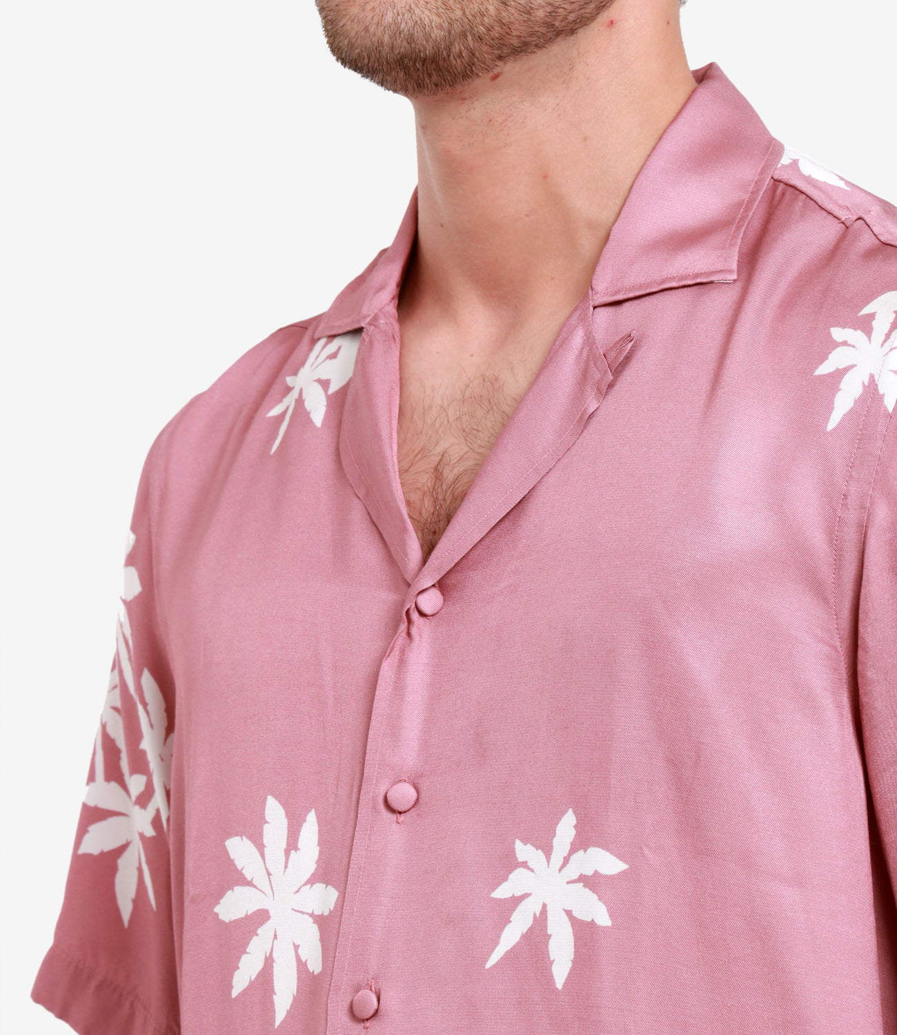 Tagliatore | Camicia Hawaii Rosa antico