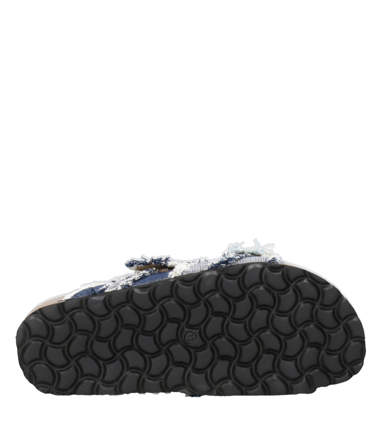 Taji | Ciabatta Buckle patch Denim medio