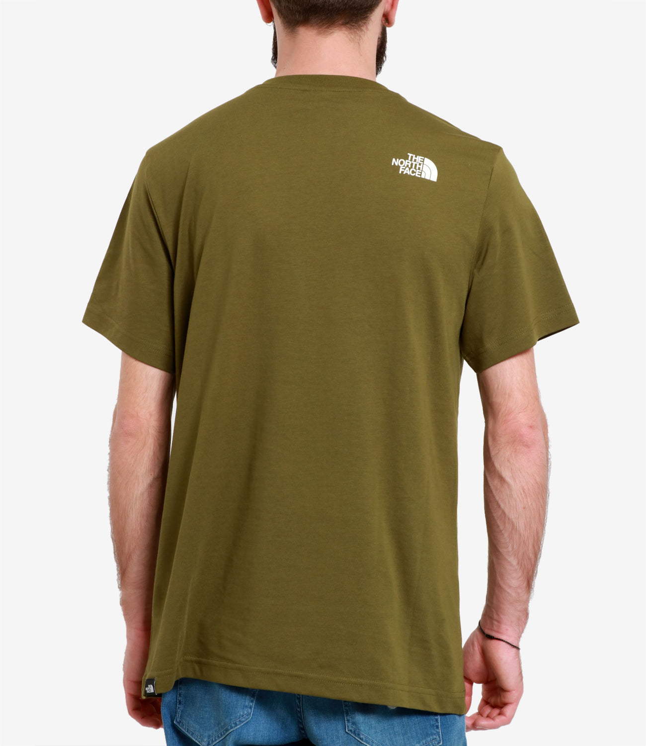 The North Face | Easy T-Shirt Olive Green and White