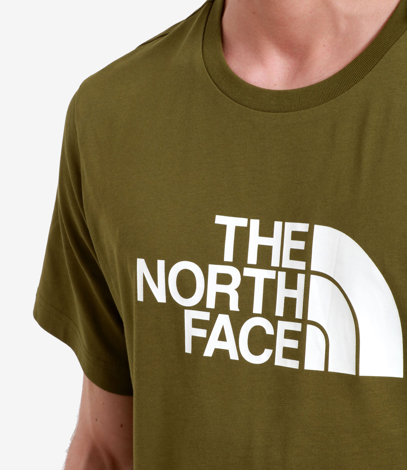 The North Face | Easy T-Shirt Olive Green and White
