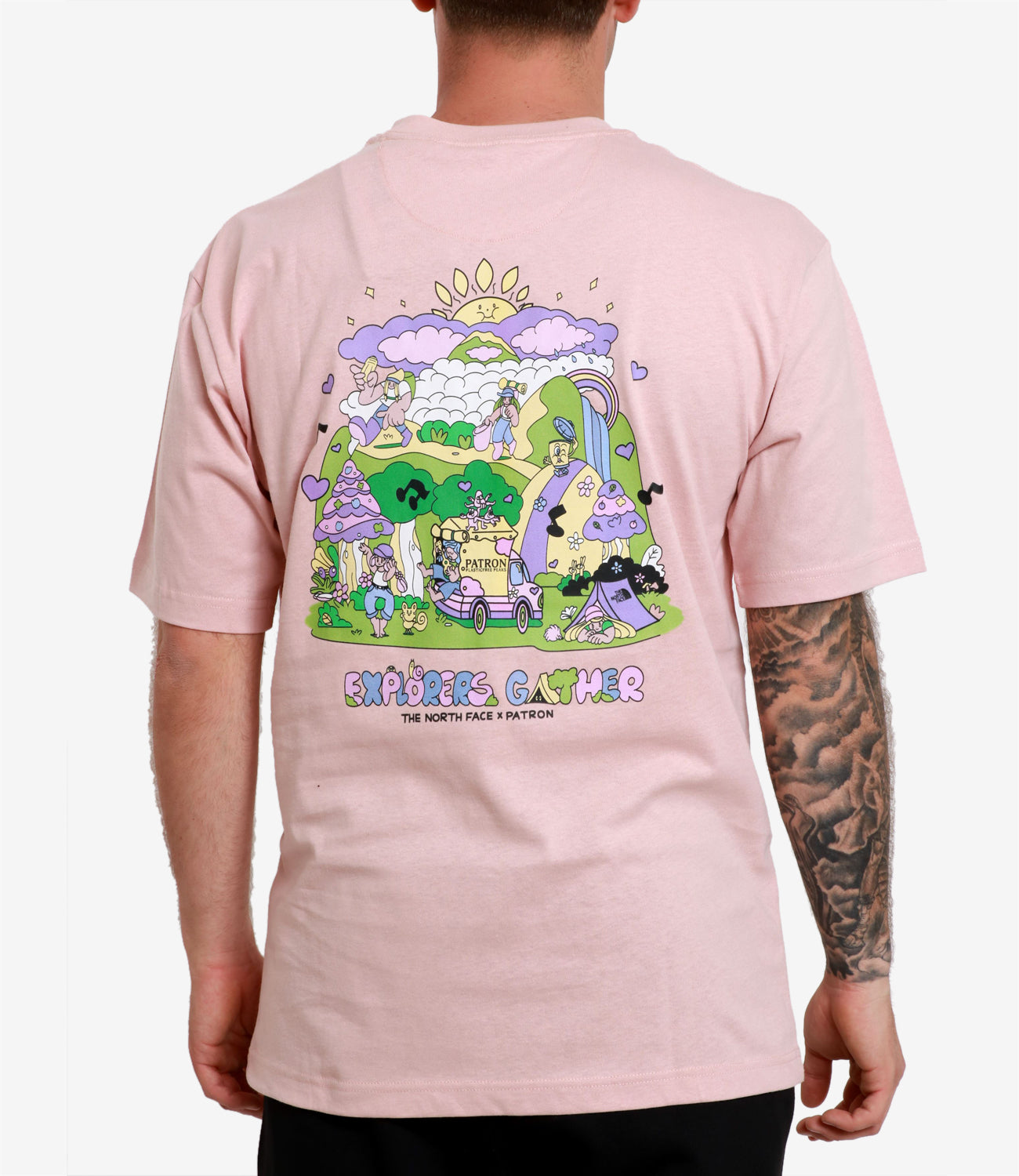 The North Face | Mountain Cleanup Oversized T-Shirt Pink