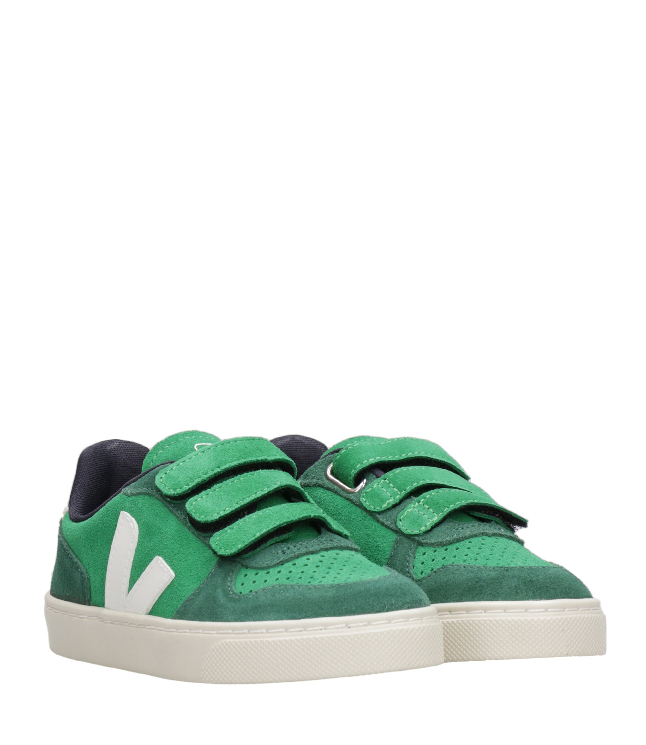 Veja Kids | Sneakers Small V-10 Emerald and White